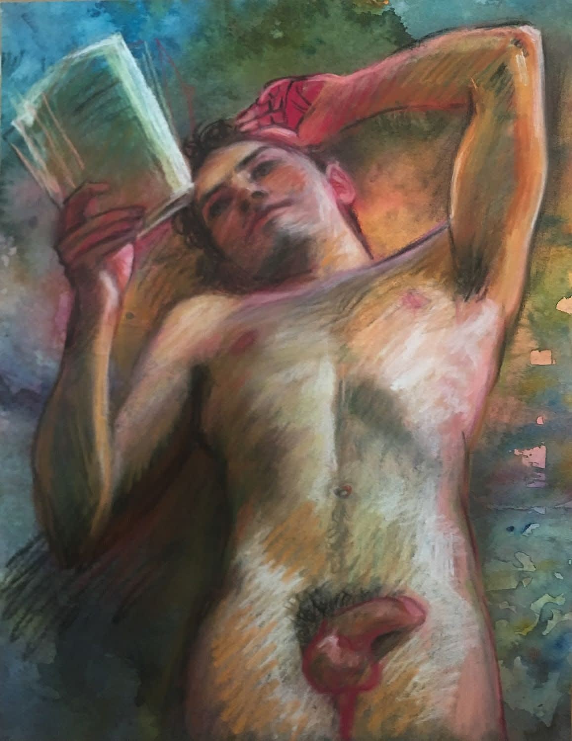 TM Davy, Liam with book, 2018