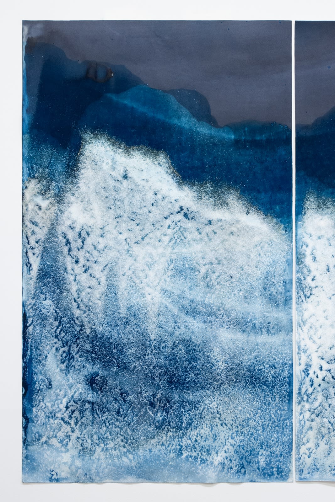 Meghann Riepenhoff, Littoral Drift #1511 (Triptych, Miami Beach, FL 03.02.2019, Ebb Tide, Five Waves), 2019