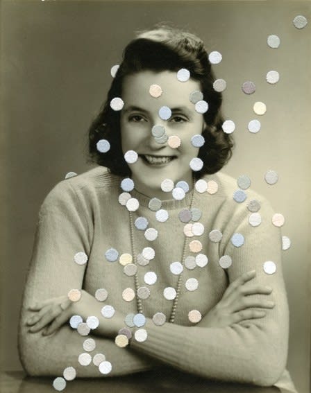 Julie Cockburn, Girl in a Pearl Necklace, 2013