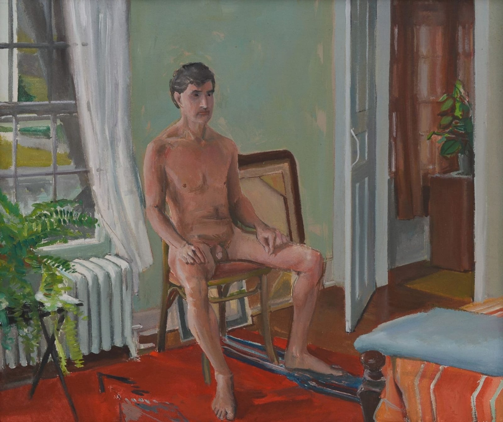 Patrick Angus, Portrait of Rob Stuart, 1990