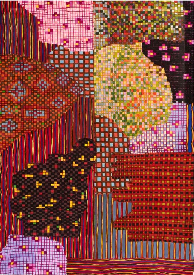 Lauren Luloff, Figure and Castle (Red), 2022