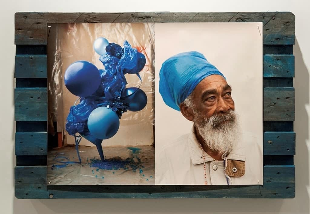 Lorenzo Vitturi, Plastic Blue #1 & 2, from the series Dalston Anatomy, 2014
