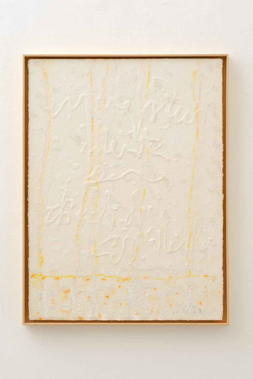 Pier Paolo Calzolari, Scritture, 2019