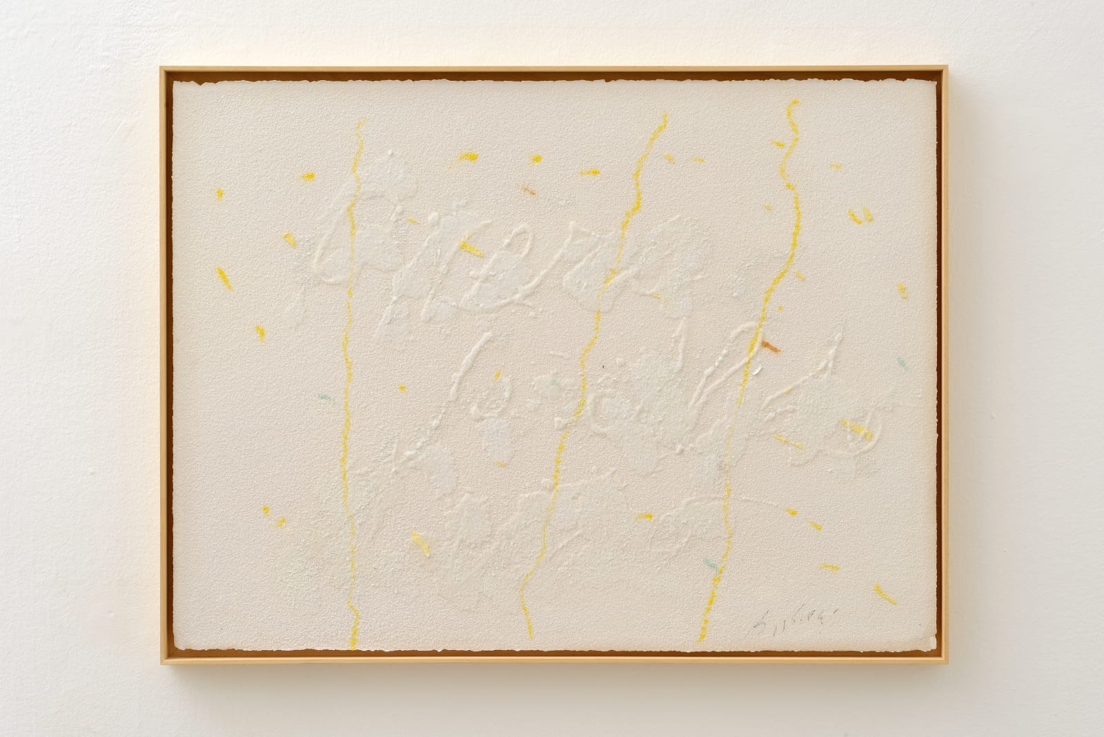 Pier Paolo Calzolari, Scritture, 2019