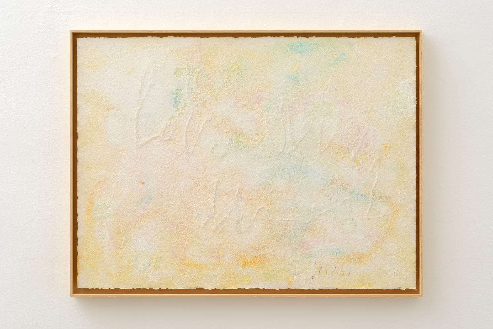 Pier Paolo Calzolari, Scritture, 2019