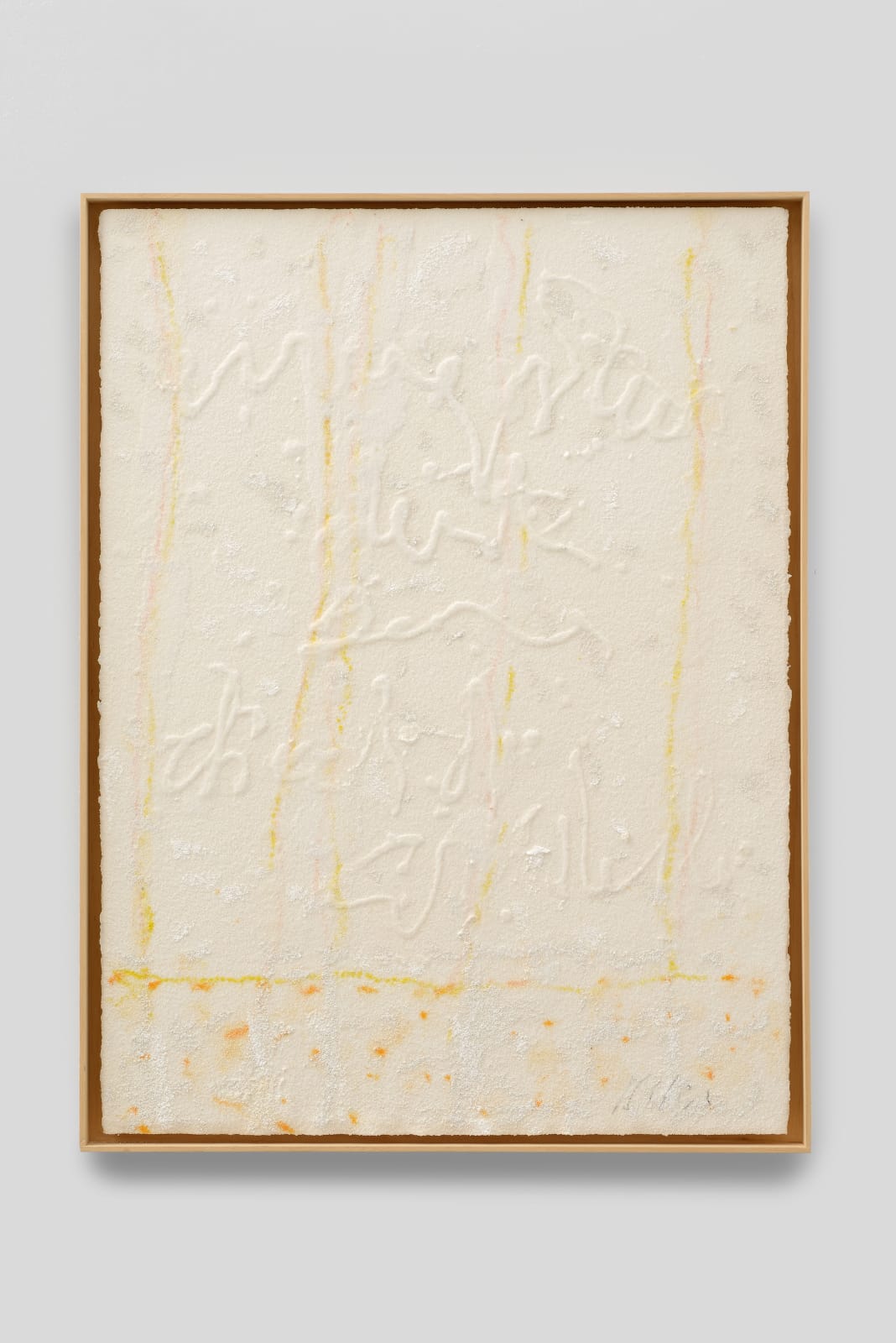 Pier Paolo Calzolari, Scritture, 2019