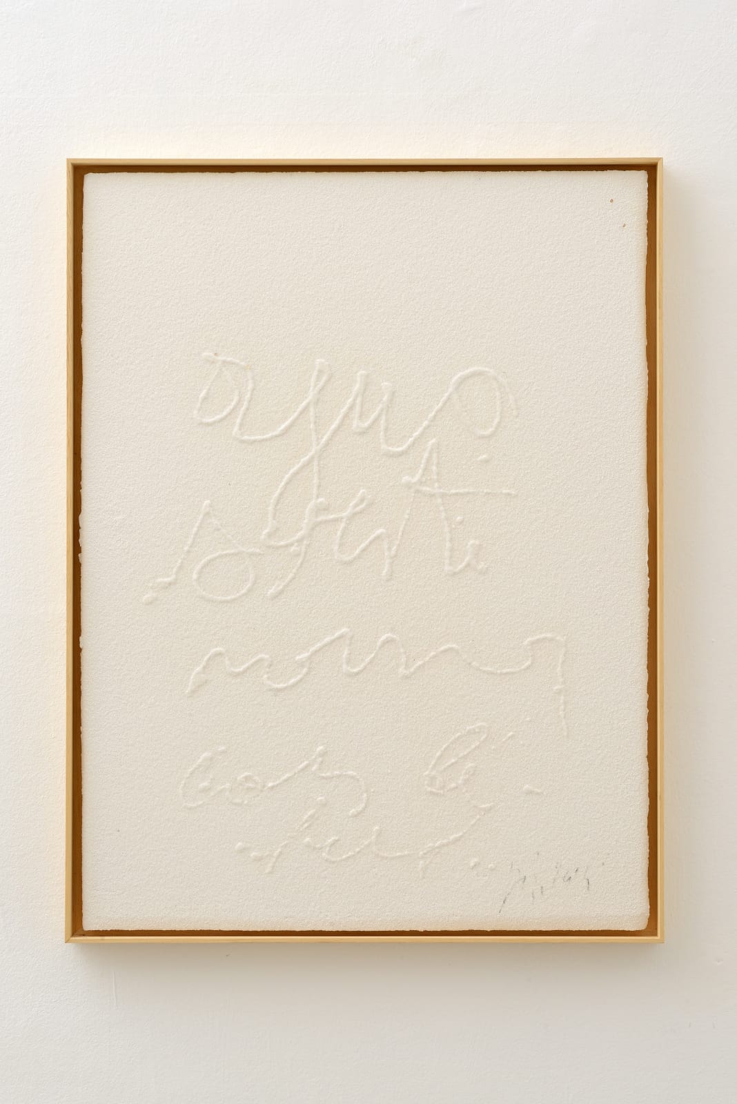 Pier Paolo Calzolari, Scritture, 2019