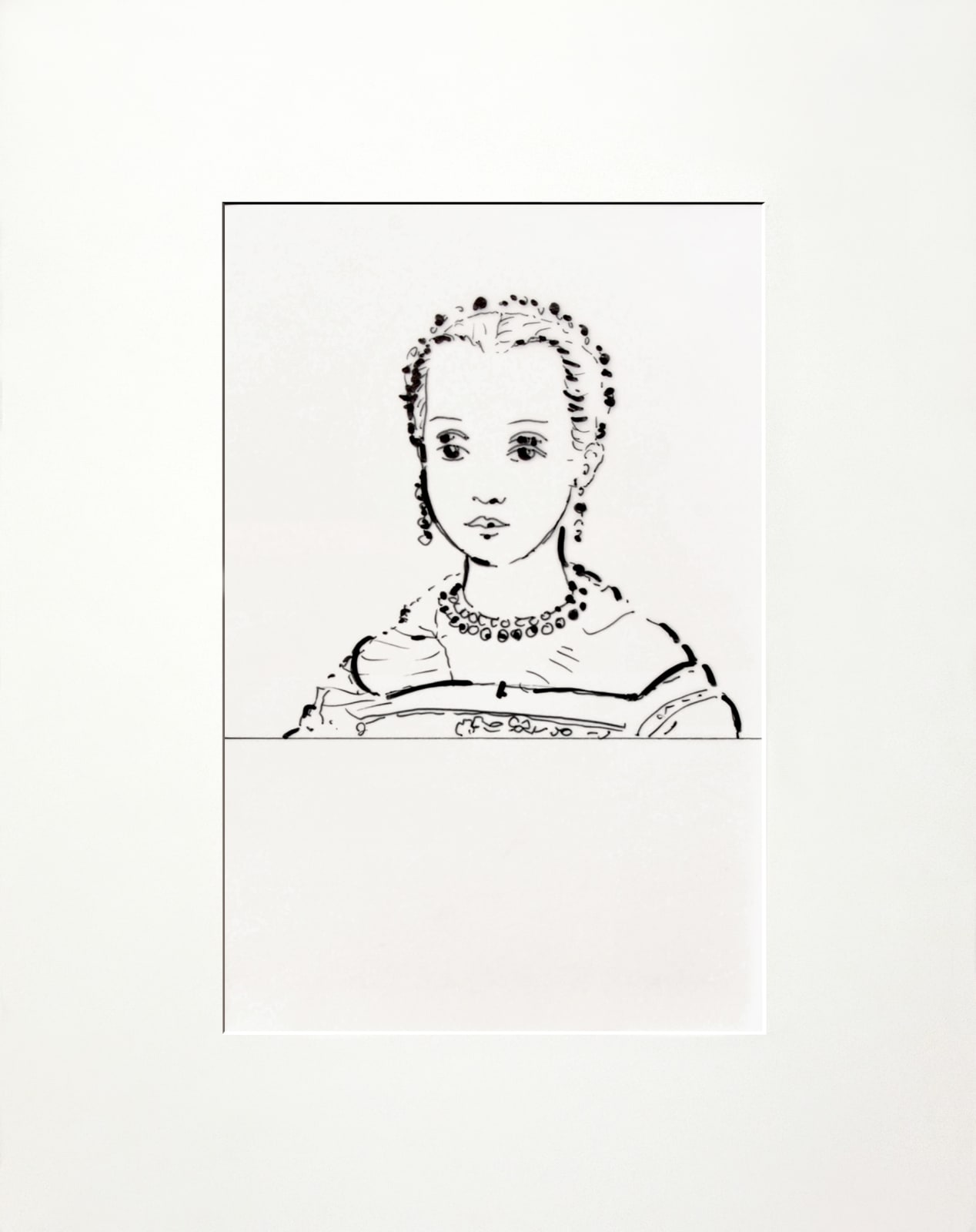 Mariella Bettineschi, Bronzino, Maria dè Medici, 2019