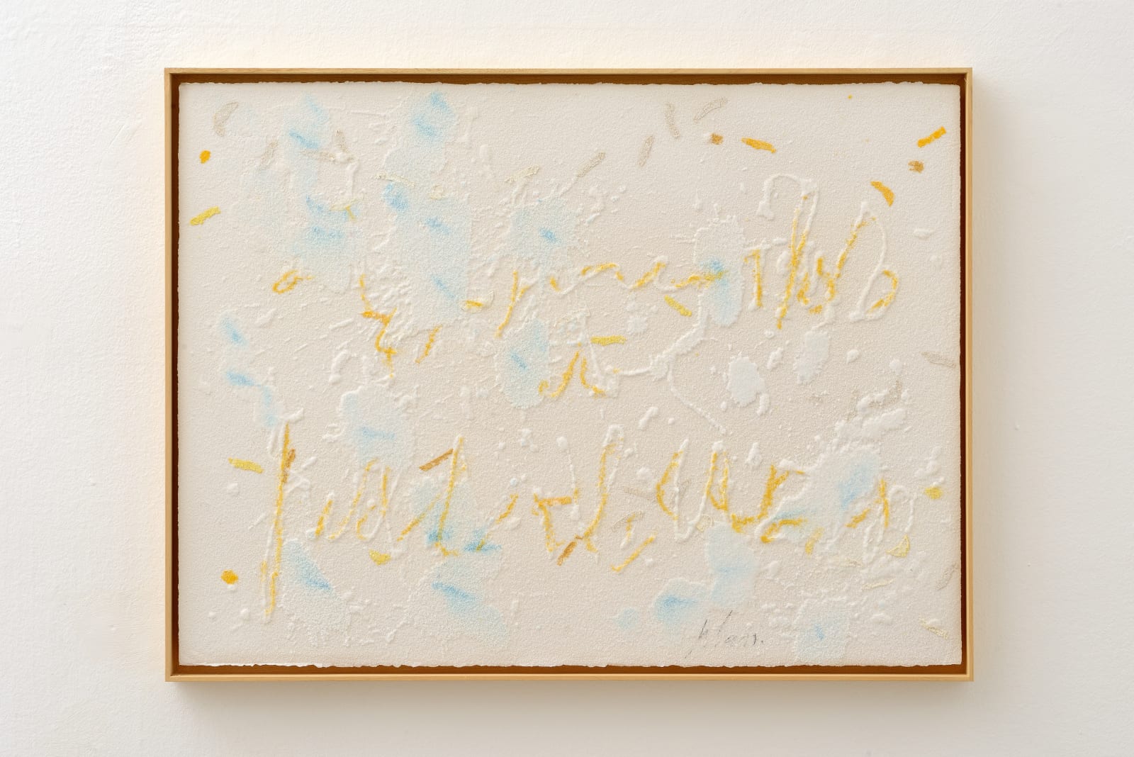Pier Paolo Calzolari, Scritture, 2019