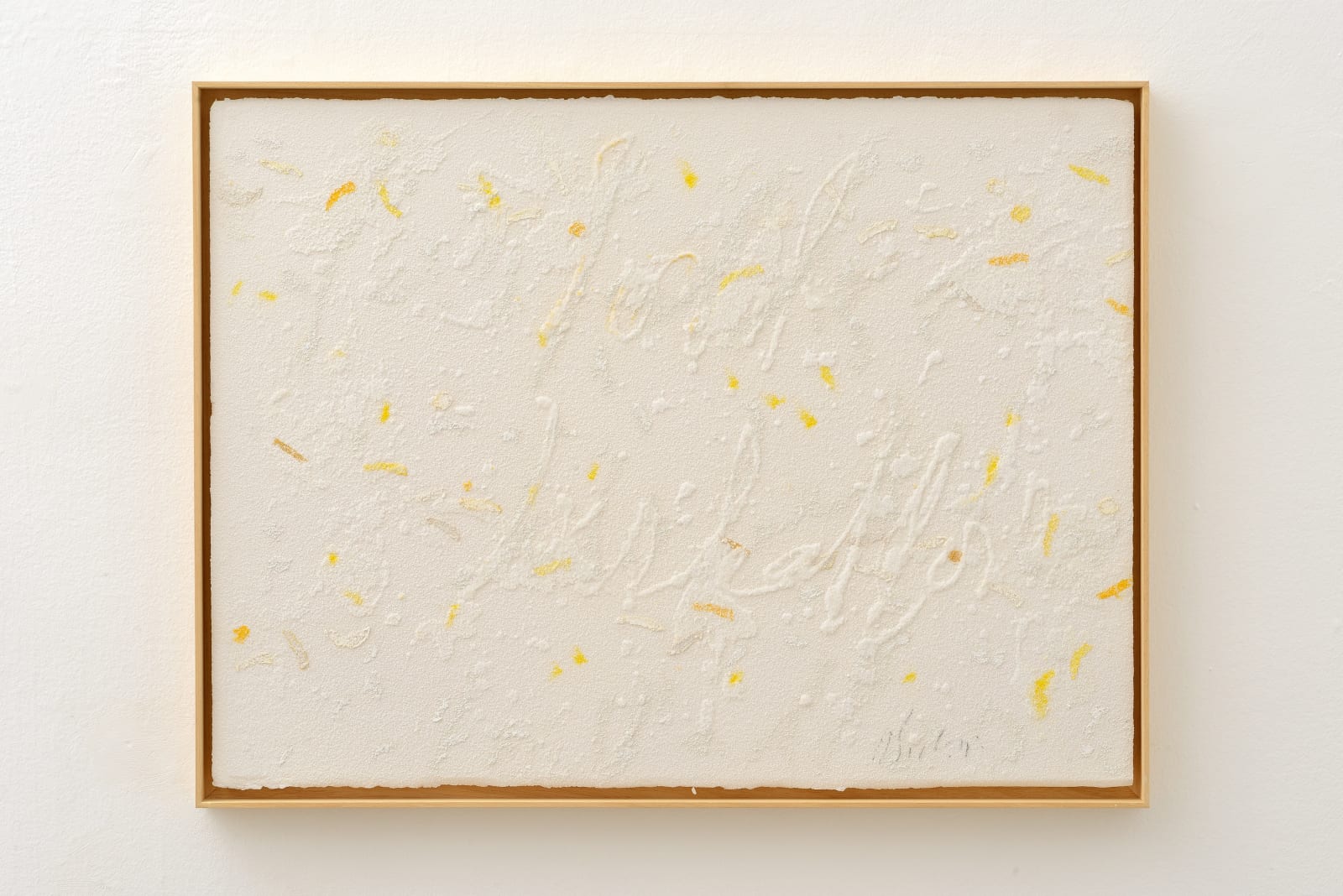 Pier Paolo Calzolari, Scritture, 2019