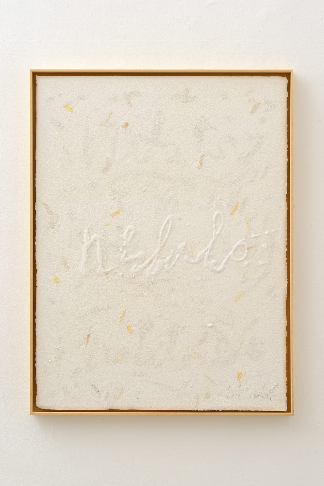 Pier Paolo Calzolari, Scritture, 2019
