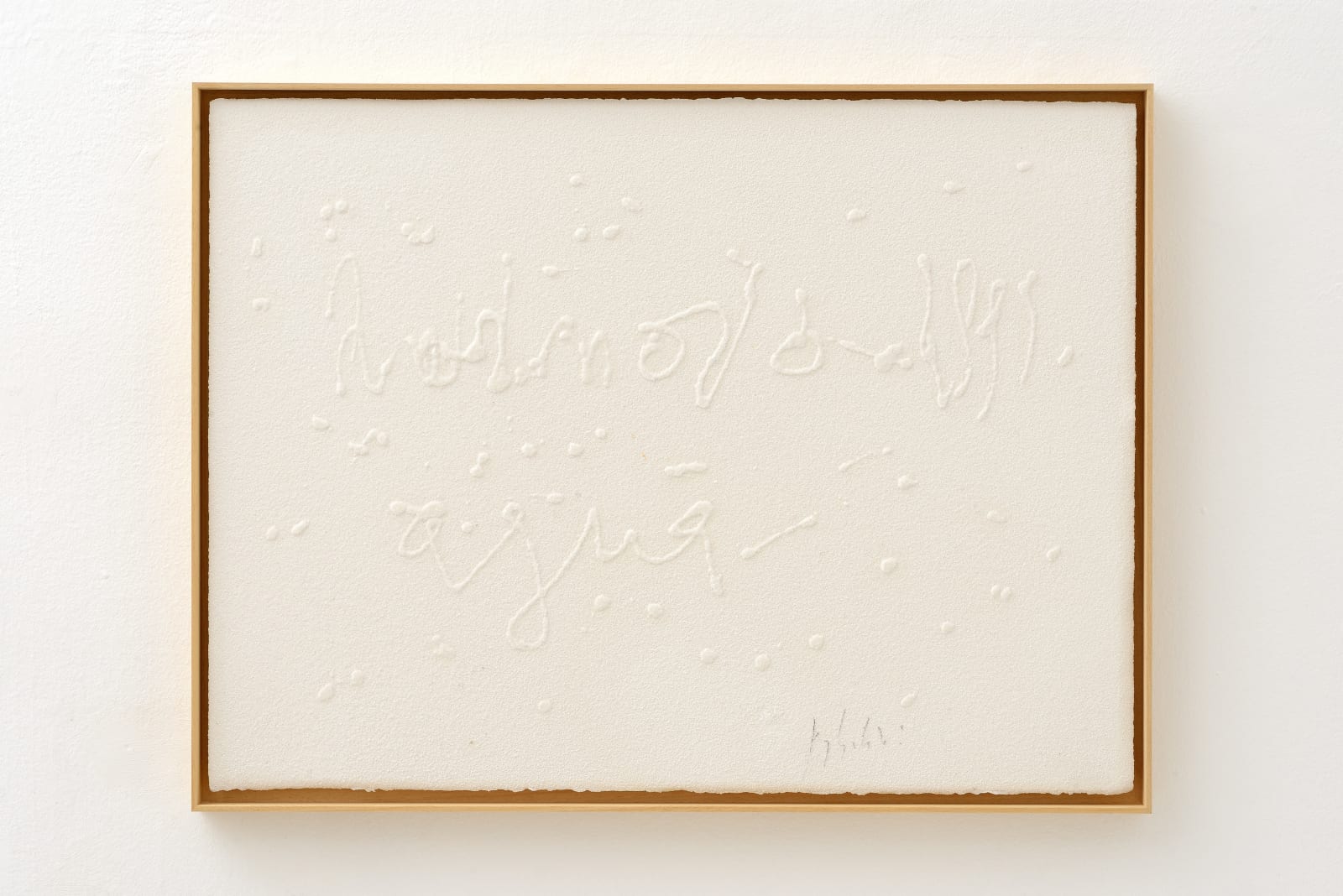Pier Paolo Calzolari, Scritture, 2019