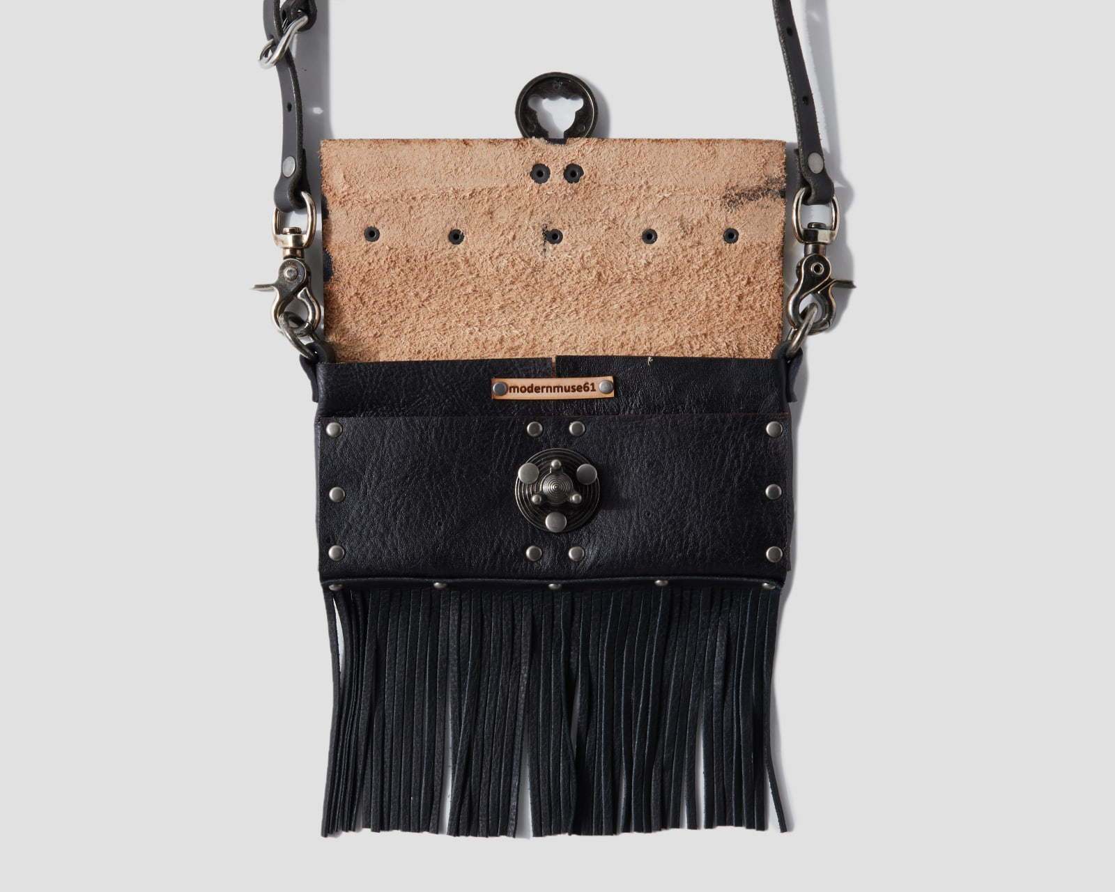 R. Melinda Hoffman, Cell Phone Case Clutch (Black), 2025