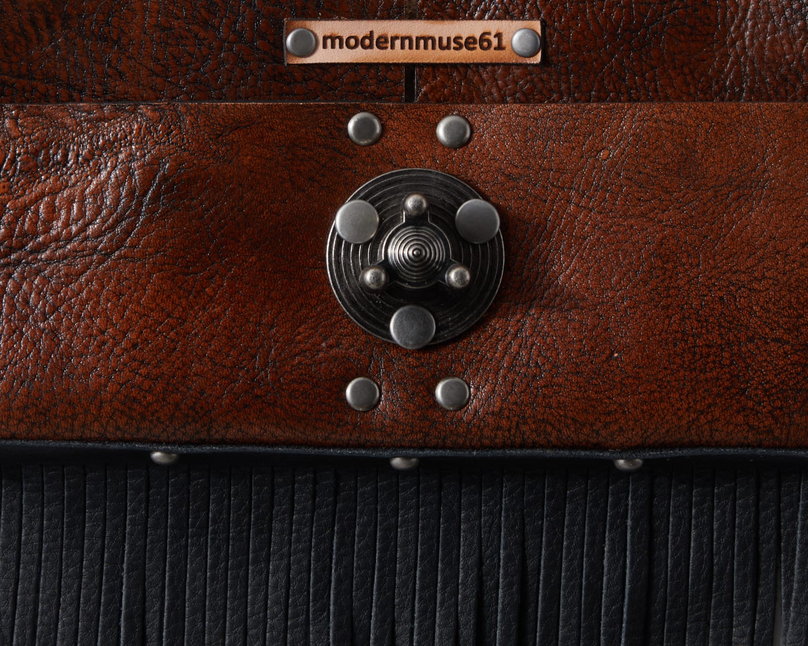 R. Melinda Hoffman, Cell Phone Case Clutch (Brown), 2025