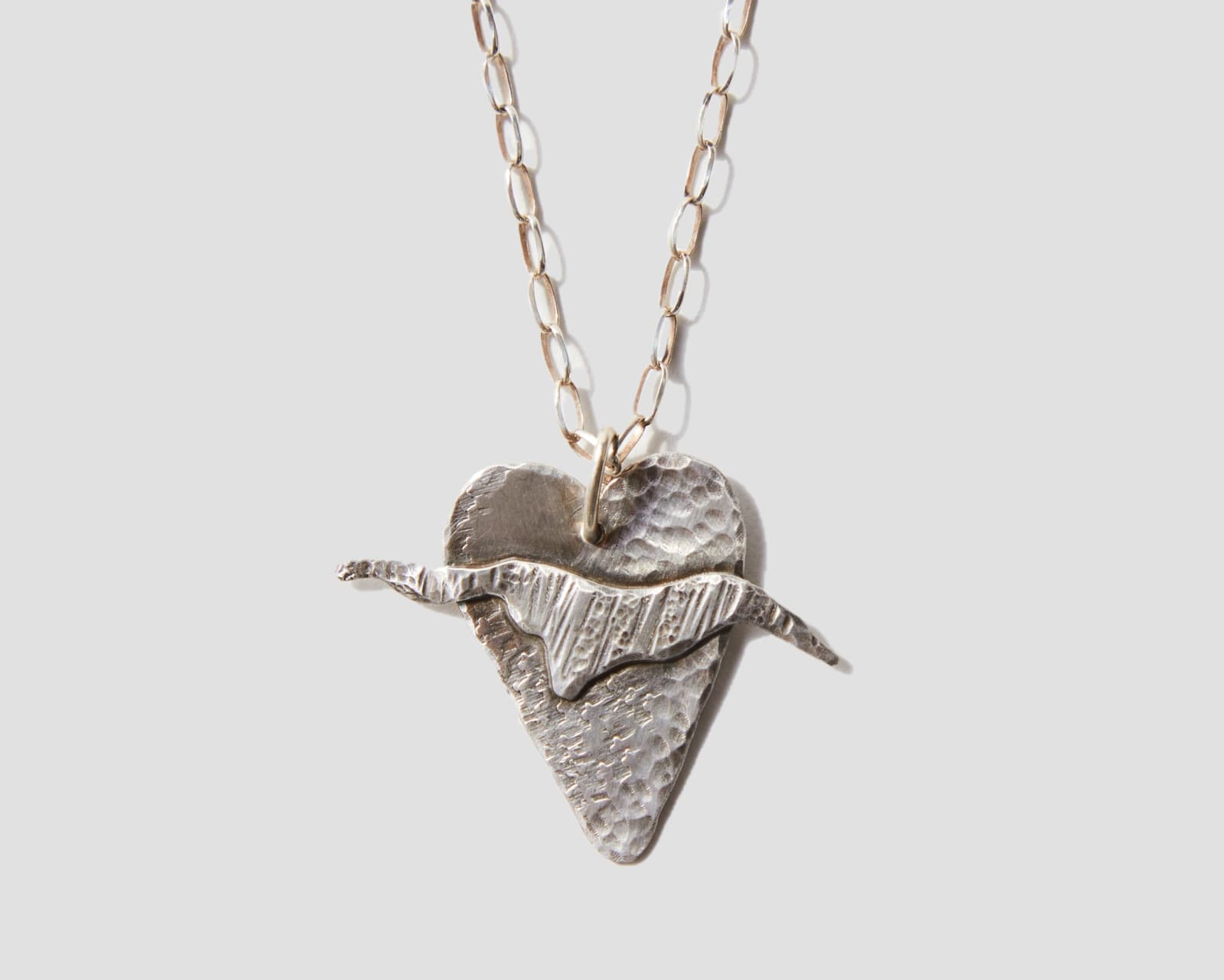Annette Doreng-Stearns, Pure Silver Heart Necklace, 2025