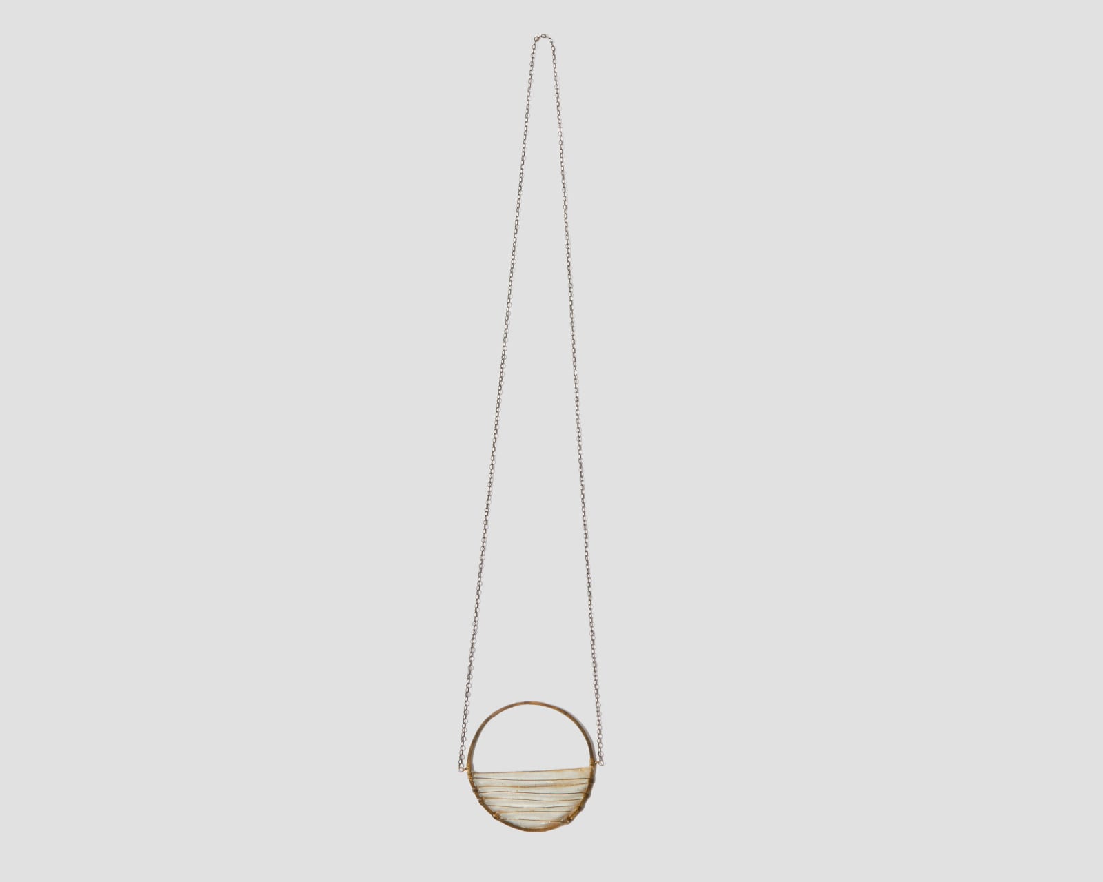 Melanie Brauner, Sunrise Necklace (Brass & Ivory), 2022