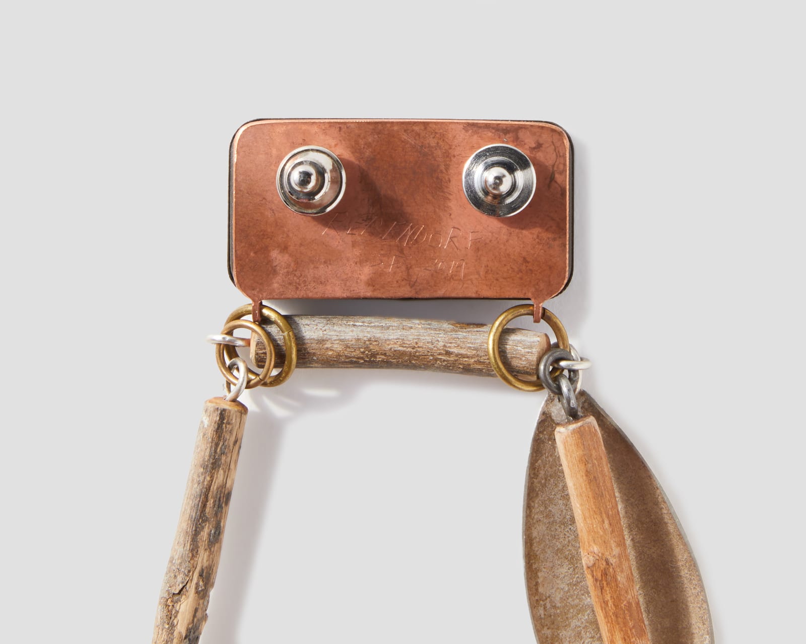 Robert Ebendorf, Sticks & Stones Brooch 2, 2021