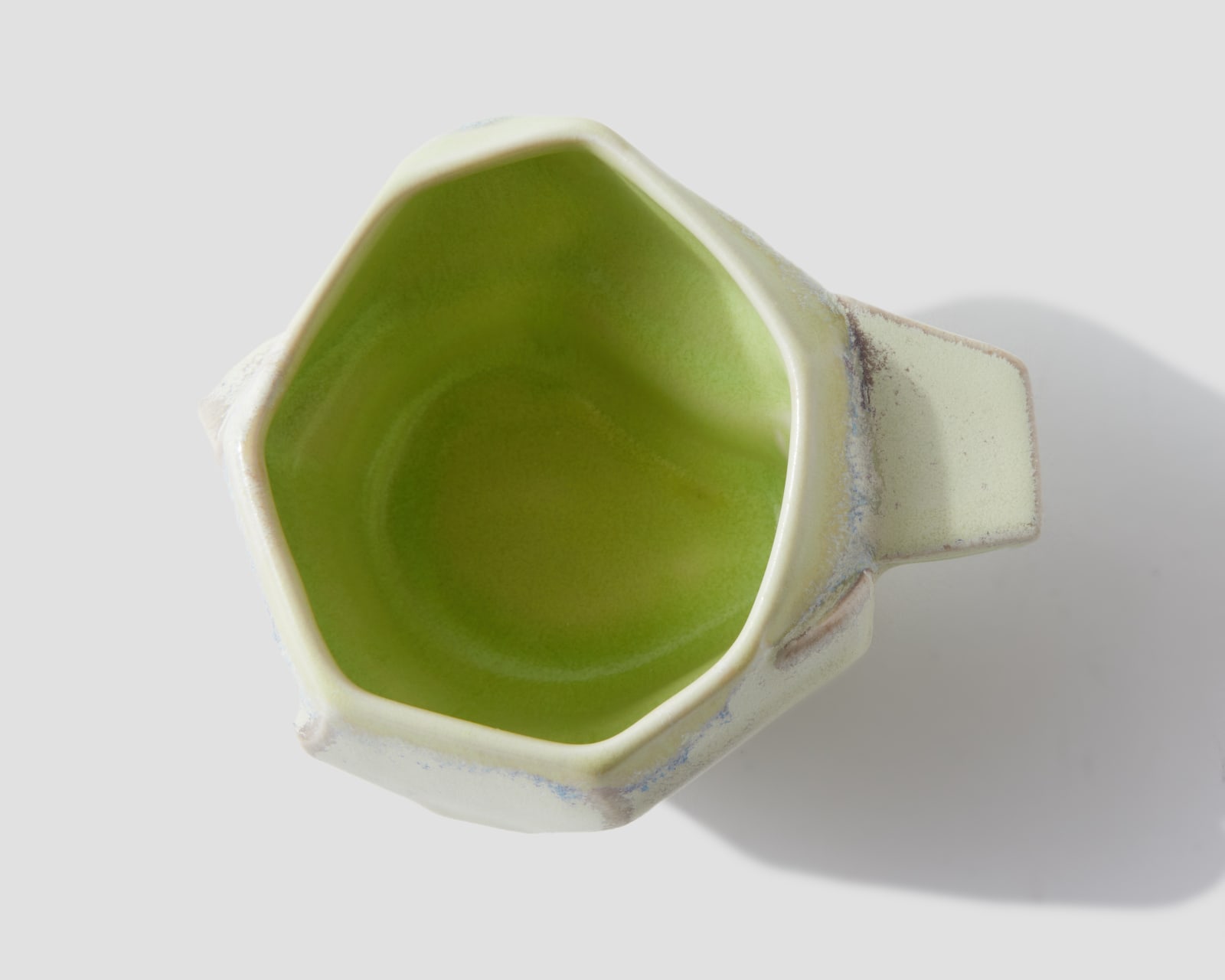 Susan Beiner, Geo Mug (Yellow-green), 2025