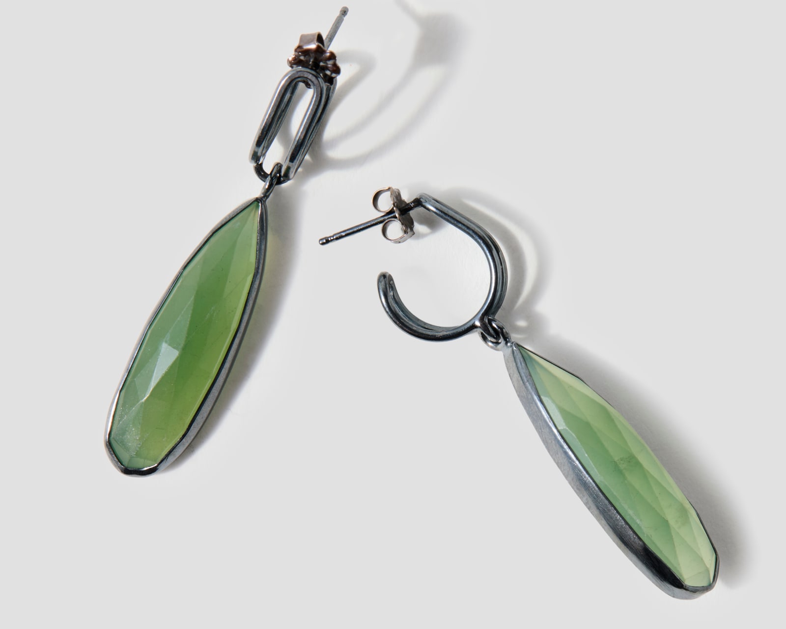 Emily Rogstad, Serpentine Drop Hoop Earrings, 2025