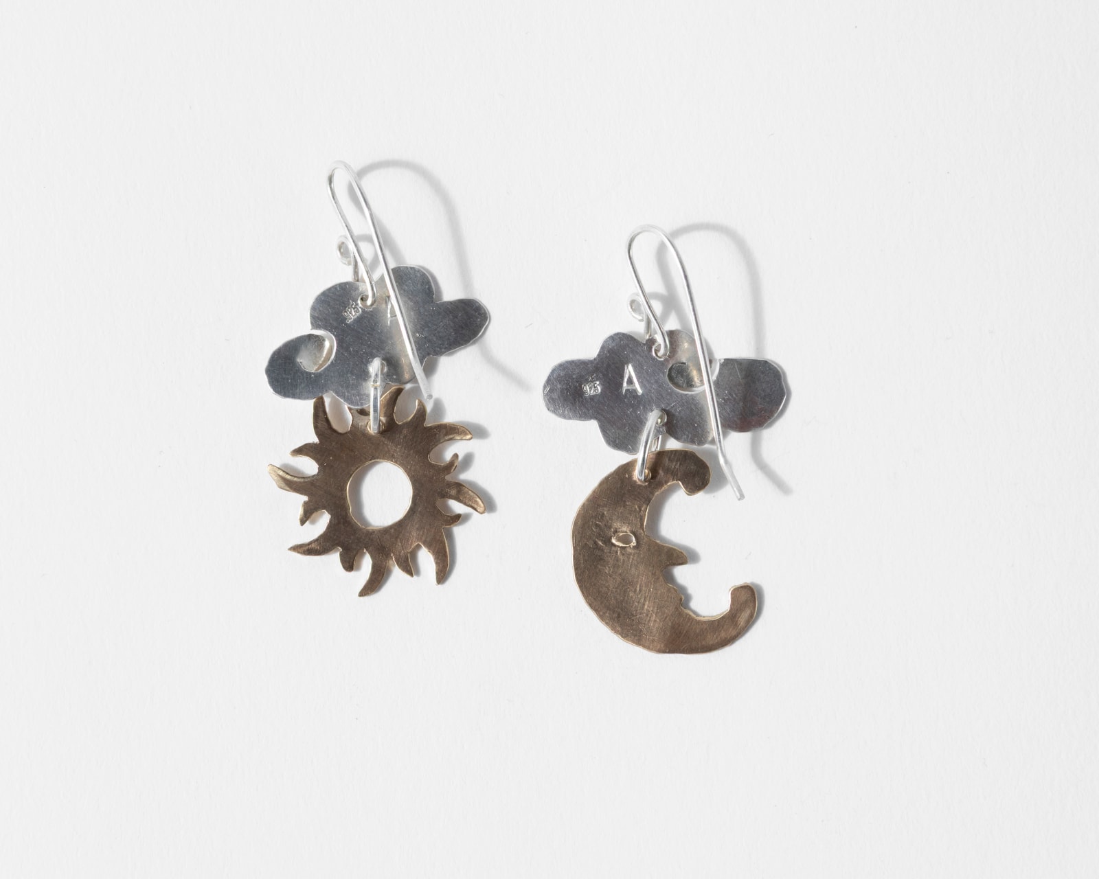Annette Doreng-Stearns, Sun/Moon Earrings, 2025