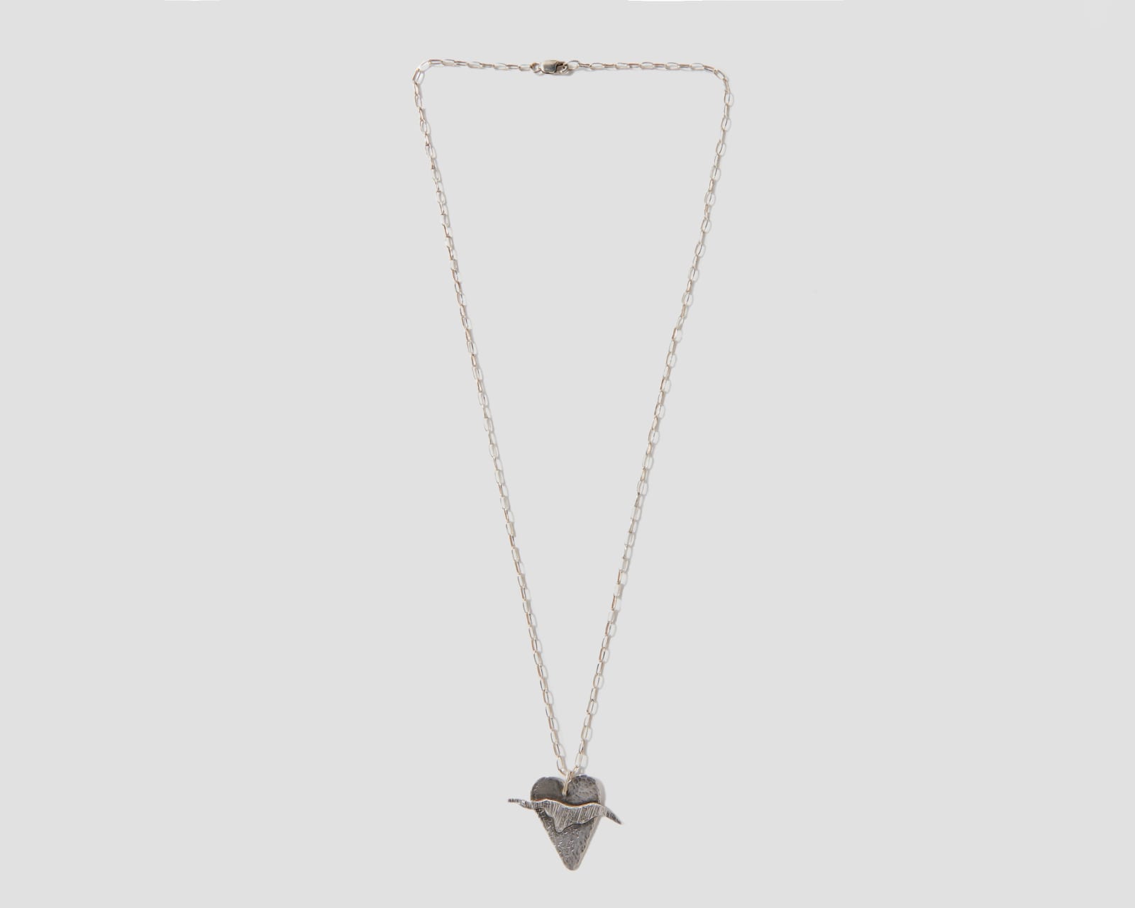 Annette Doreng-Stearns, Pure Silver Heart Necklace, 2025