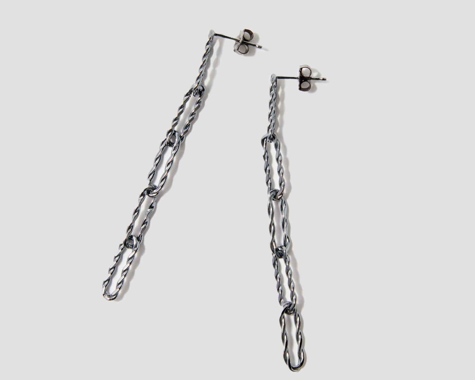 Emily Rogstad, Twisted Link Studs Earrings, 2024