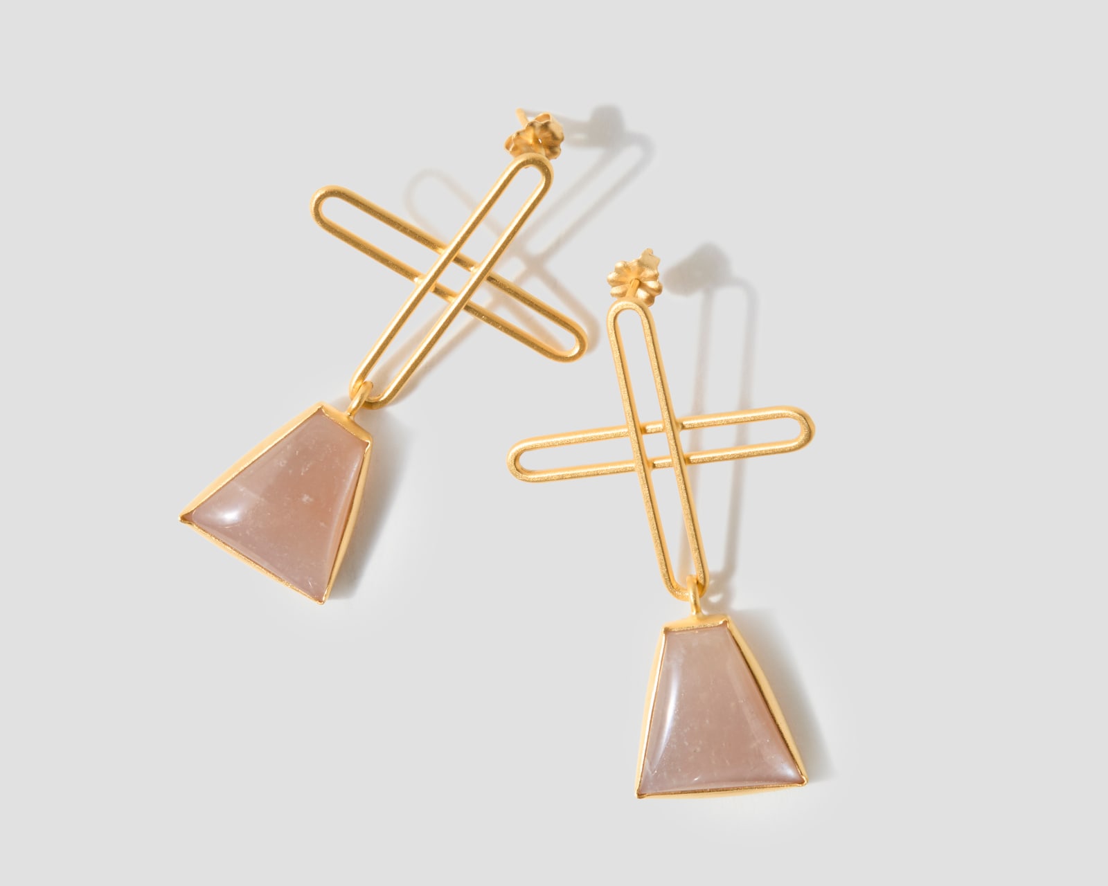 Emily Rogstad, Moonstone Plus Earrings, 2025