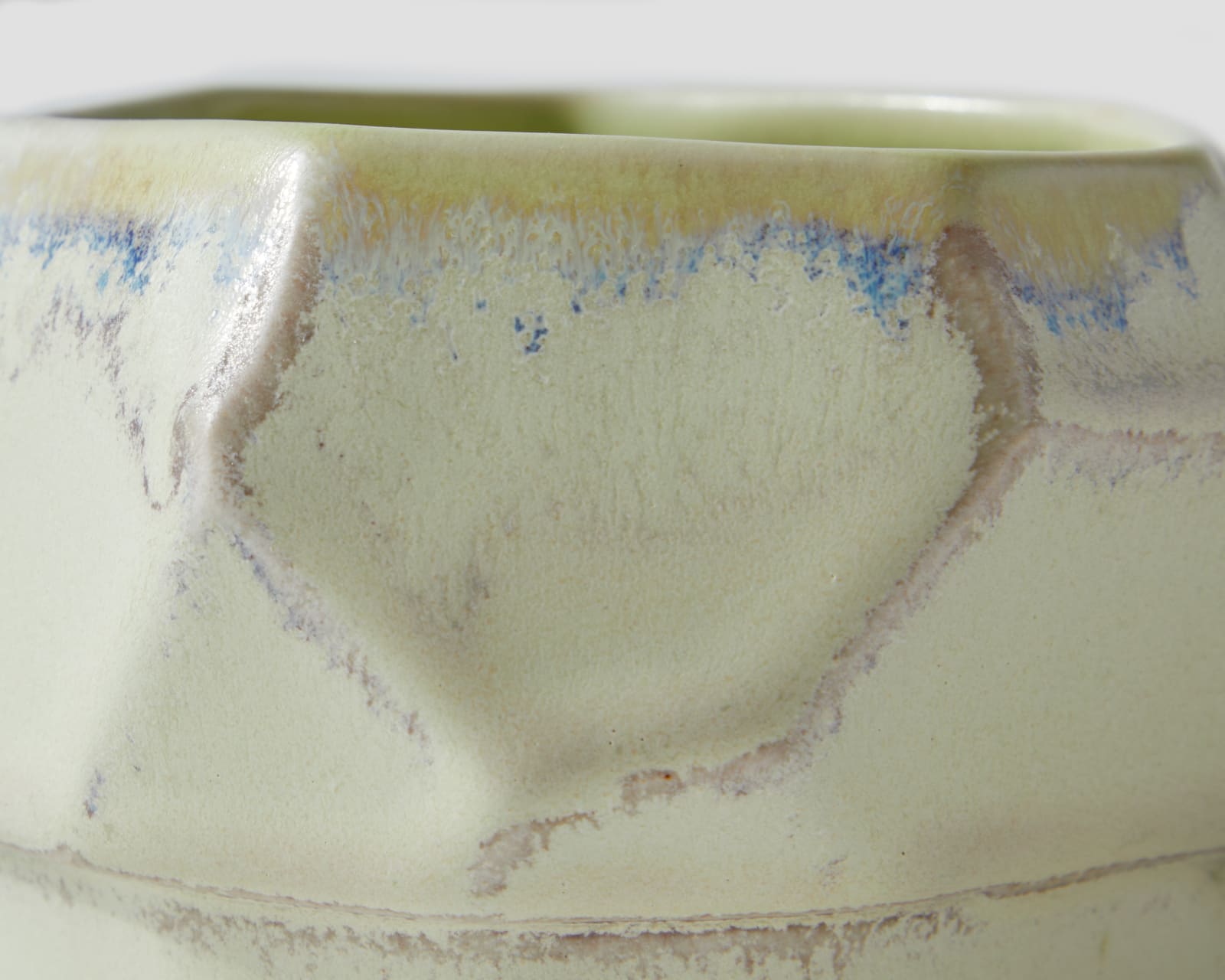 Susan Beiner, Geo Mug (Yellow-green), 2025