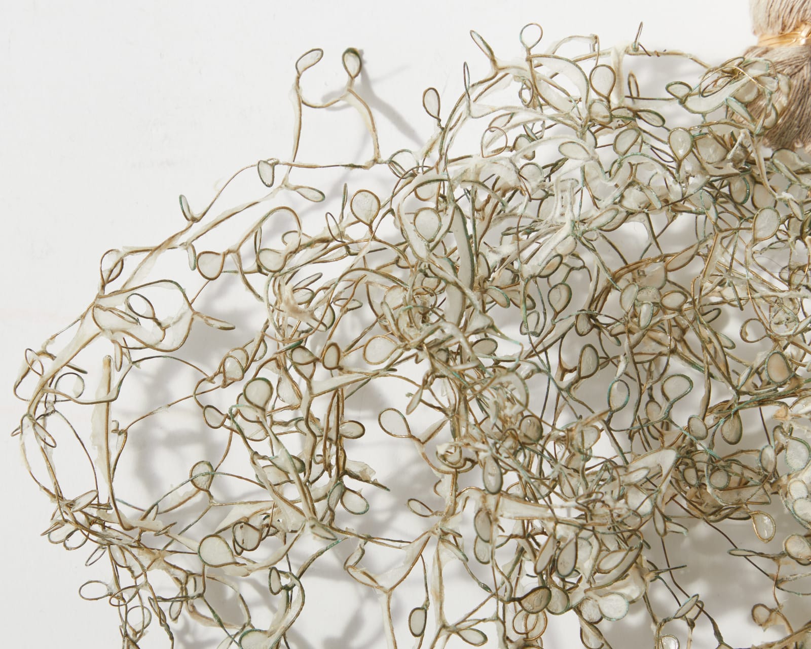 Melanie Brauner, Dryad Necklace/Wall Piece (Patina Paper Petals), 2022