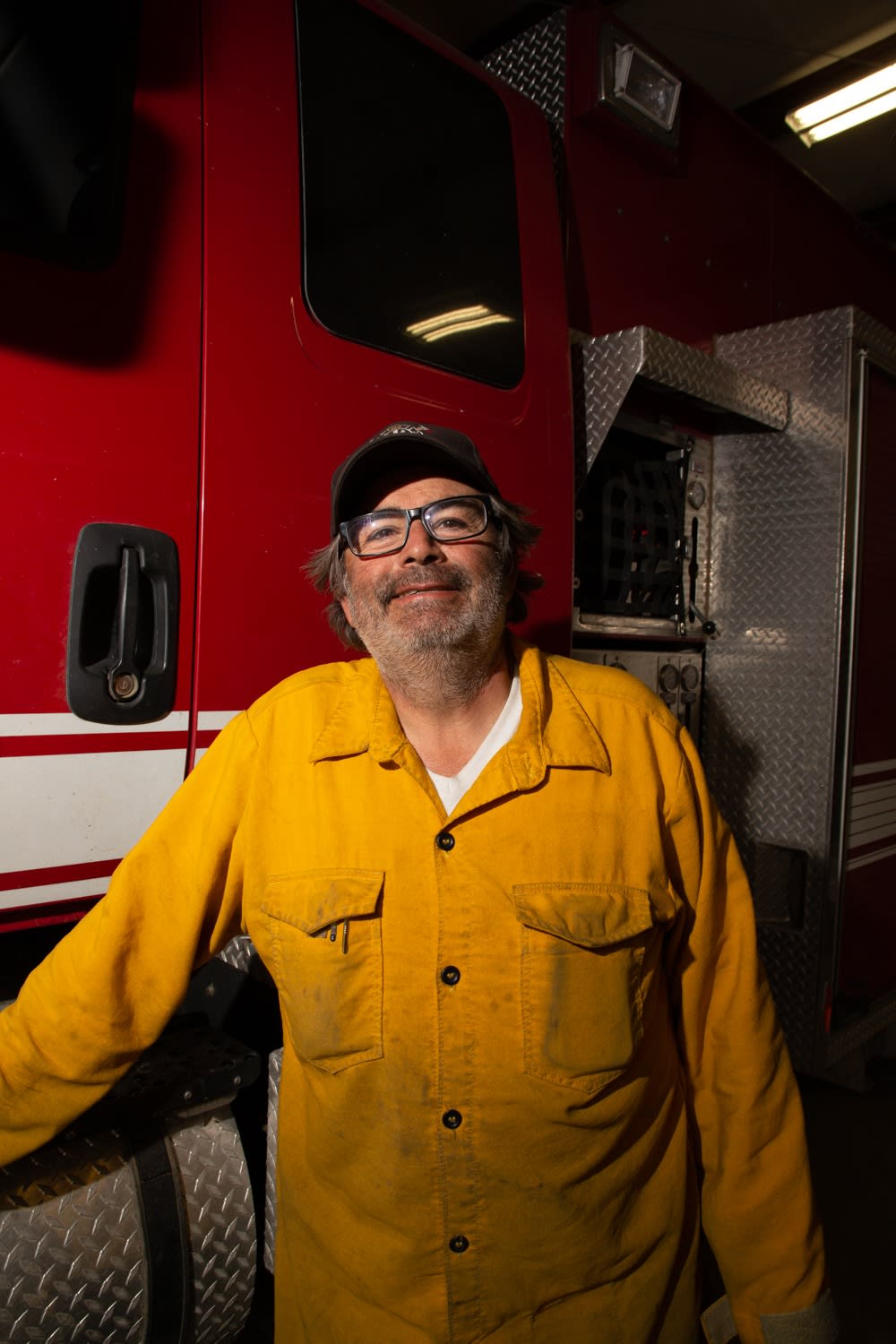 Eric Cousineau, Ledoux Firefighter 2, Ledoux fire station, NM, 2022