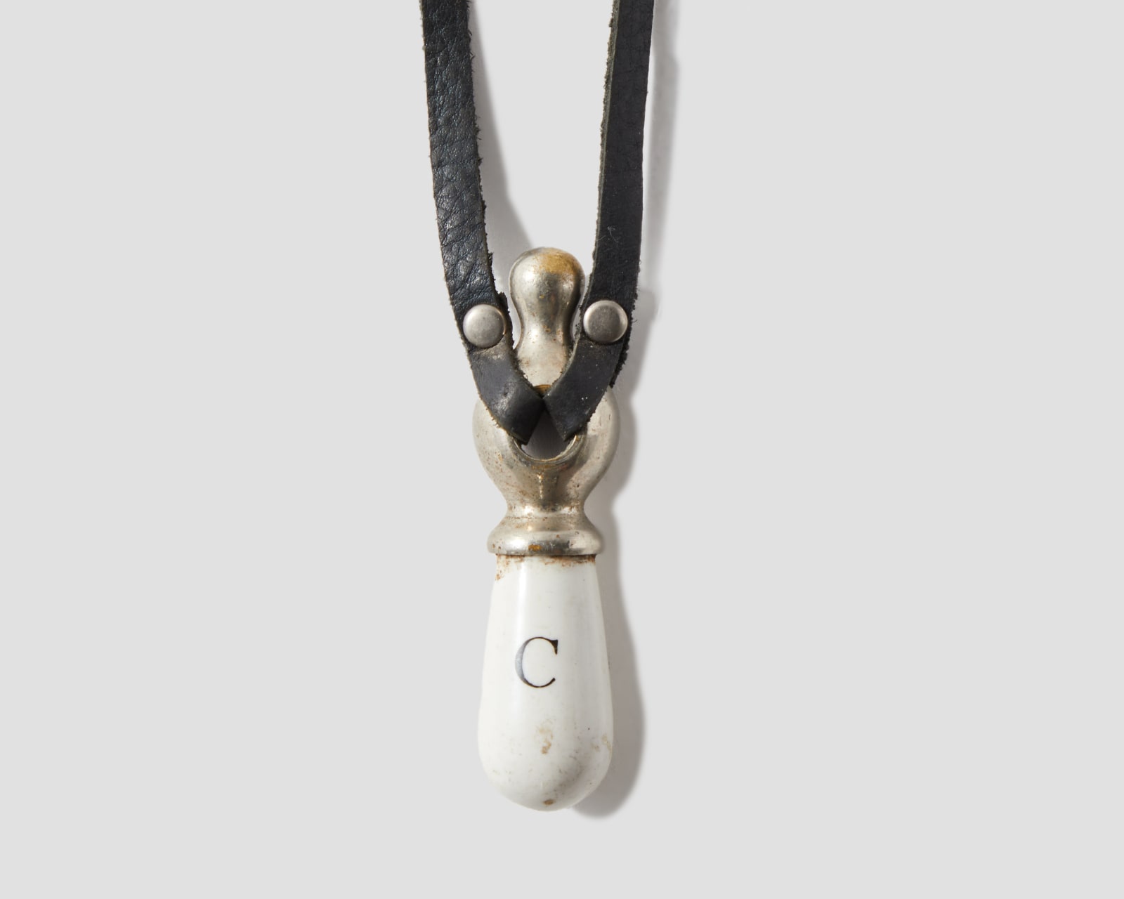 R. Melinda Hoffman, Faucet Handle "C" Necklace (from the series Anthropological Artifacts), 2025