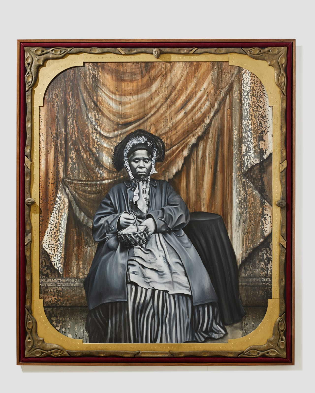 Nikesha Breeze, Anonymous African American Woman with Basket; 1855, 2020