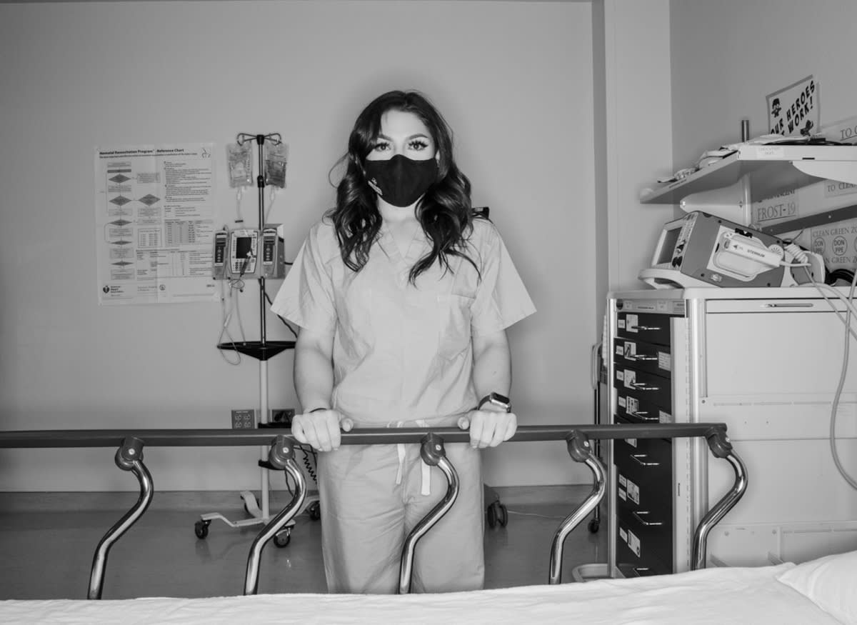 Eric Cousineau, Essential Worker Series: Tania, CNA, FROST-19 Containment Unit, Christus St.Vincent Regional Medical Center, 2020