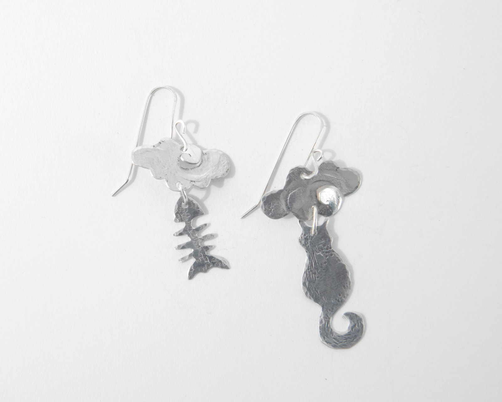 Annette Doreng-Stearns, Cat/Fishbone Earrings, 2025