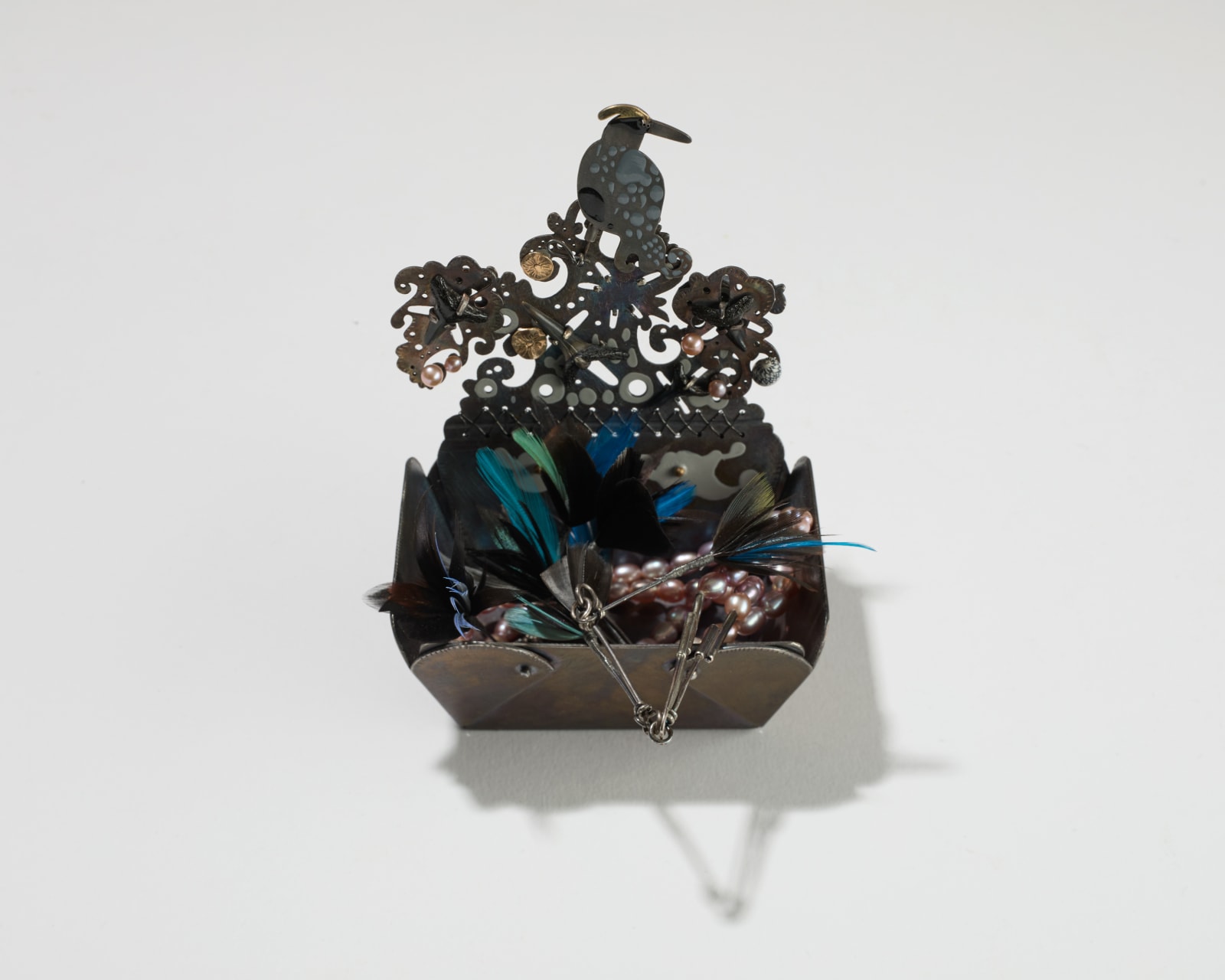 Gabrielle Gould, Osprey Nesting Box II with Necklace, Pin, and Earrings, 2022-2023