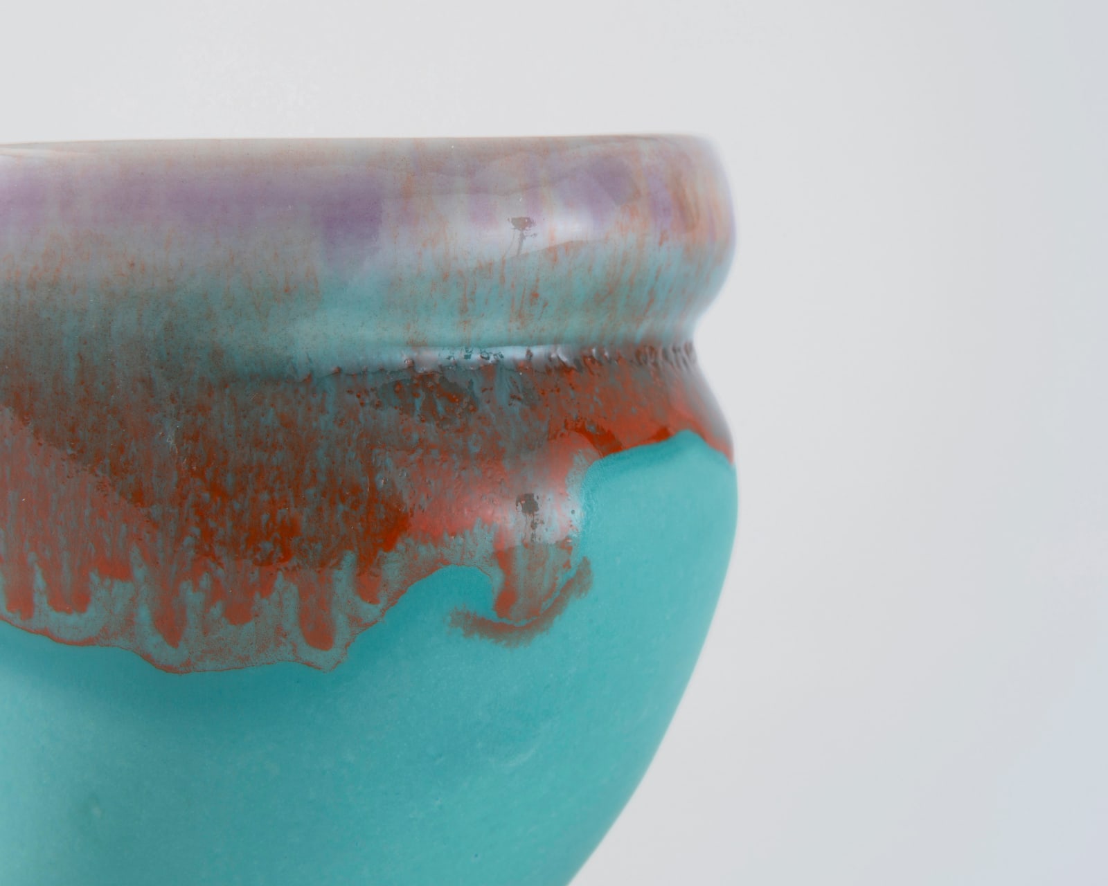 Susan Beiner, Turquoise with Purple Interior Cup, 2025