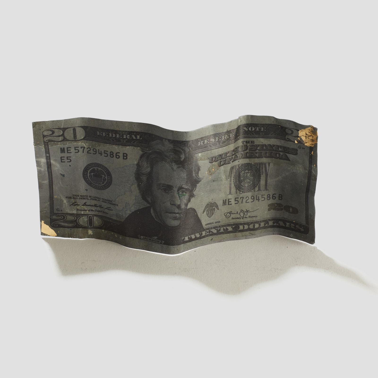 Dora Tass, Moneytheism Twenty Dollar Bill, 2021