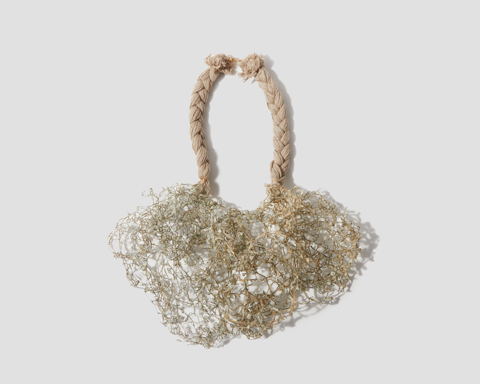 Melanie Brauner, Dryad Necklace/Wall Piece (Patina Paper Petals), 2022