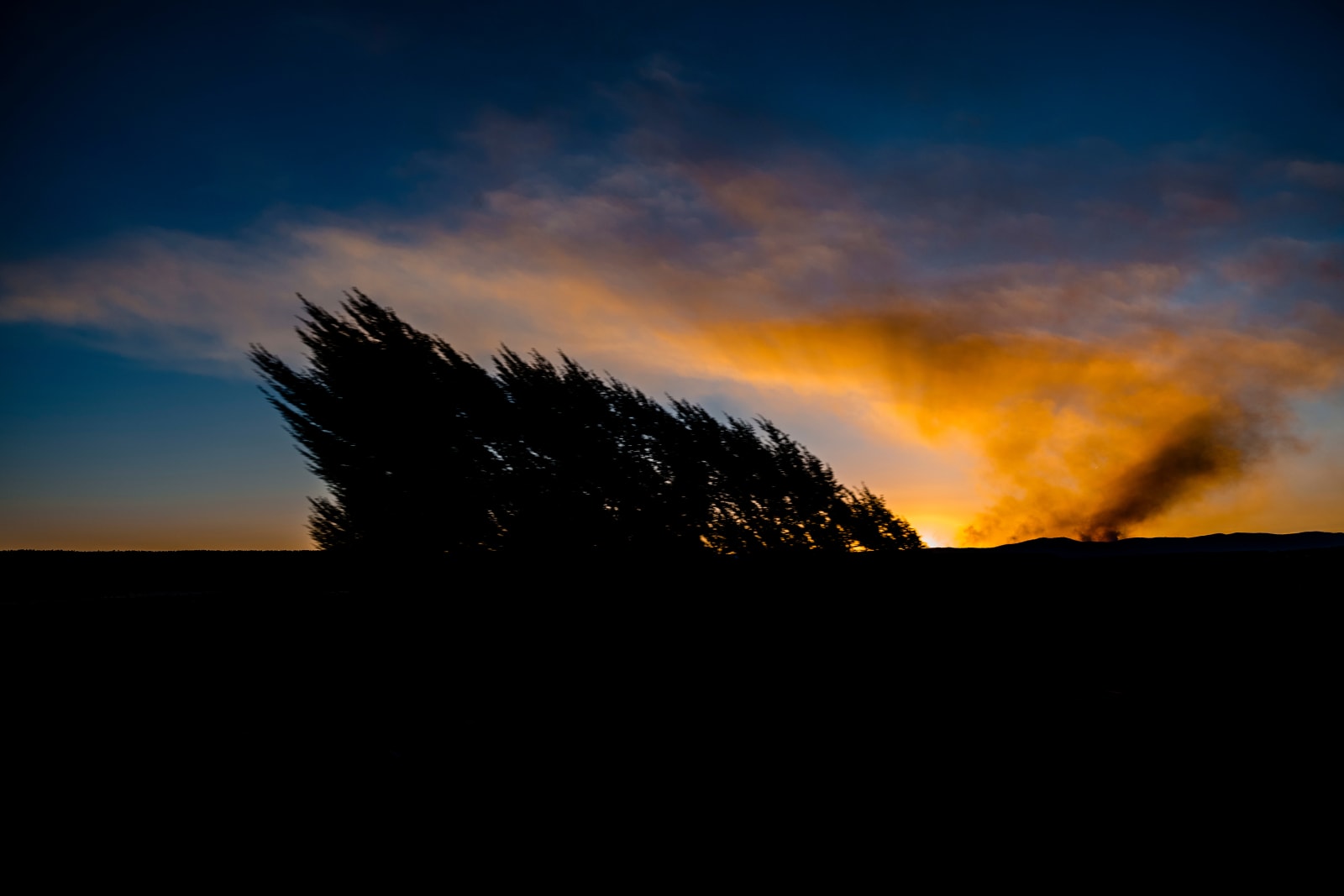 Eric Cousineau, Sunset at 100mph, Day 7 (10 days later), Dinner run, 7:57 PM, 2022