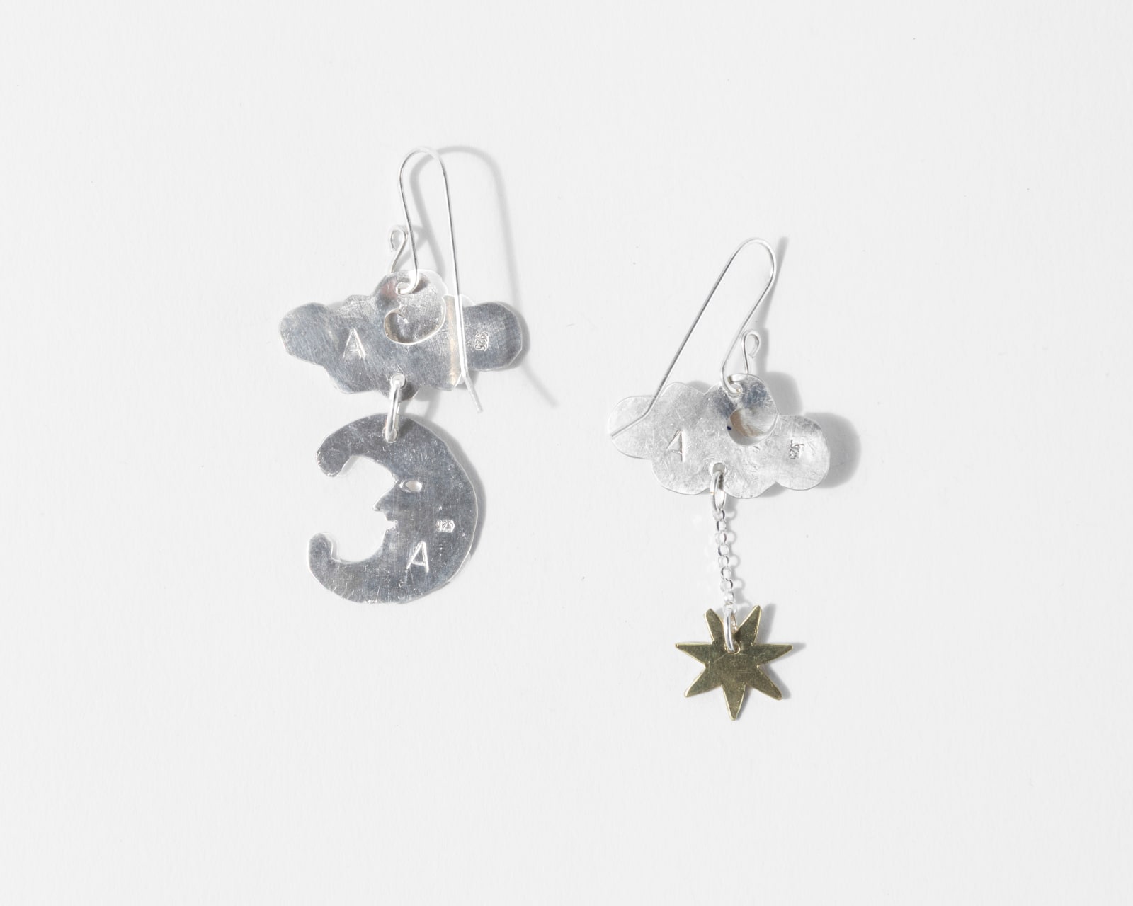 Annette Doreng-Stearns, Moon/Star Earrings, 2025
