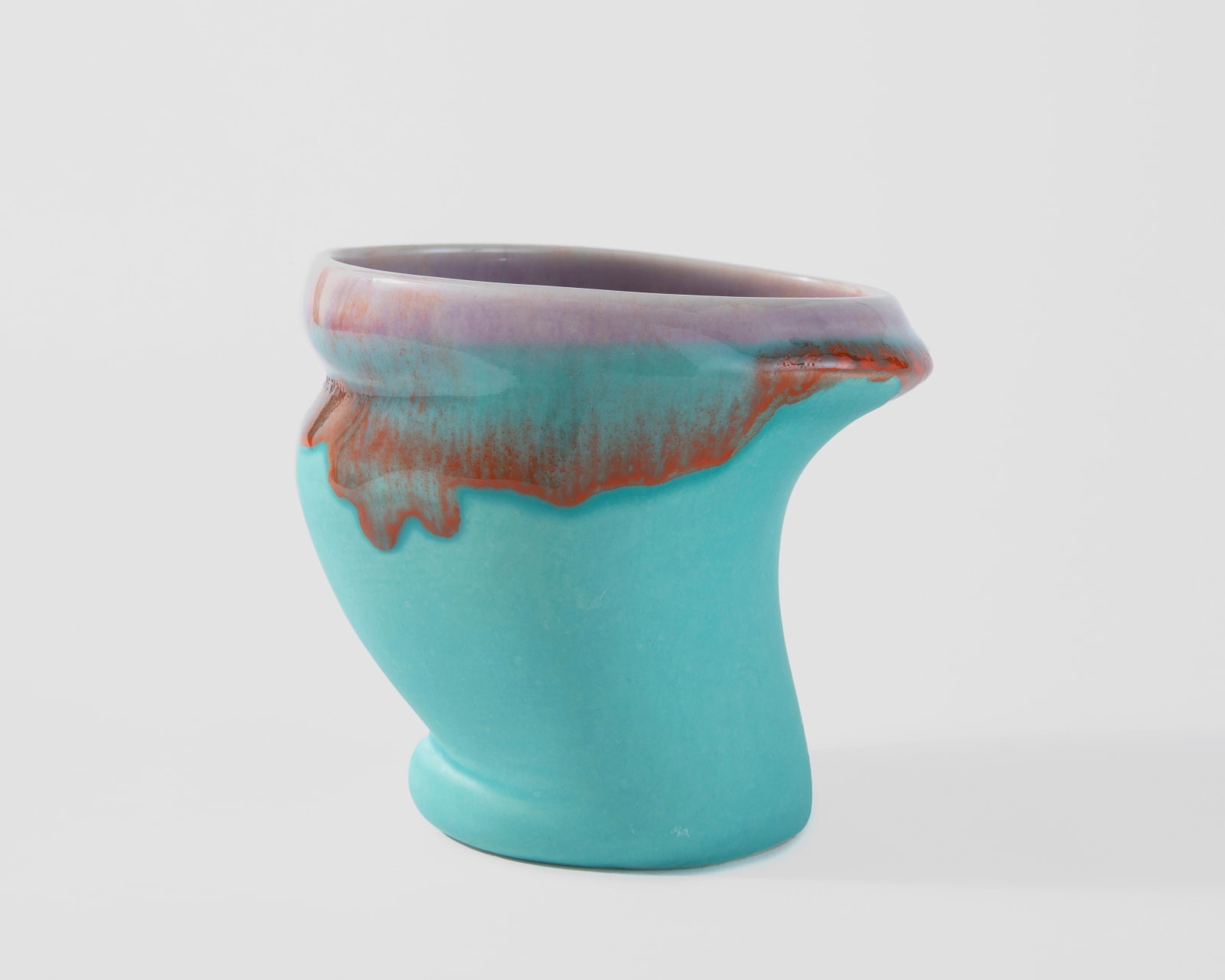 Susan Beiner, Turquoise with Purple Interior Cup, 2025