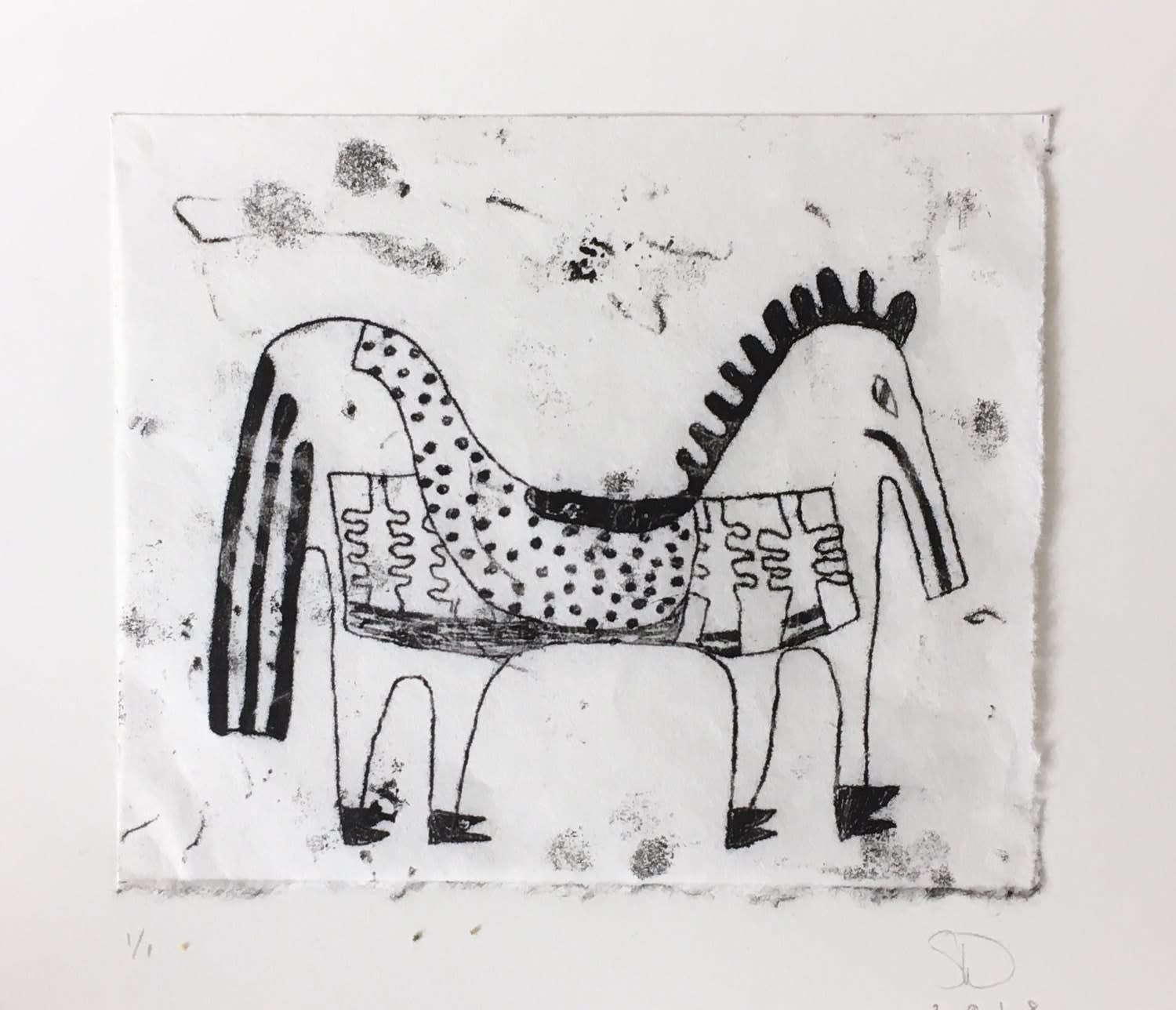Scout Dunbar, Mini Pony Drawing 9, 2019
