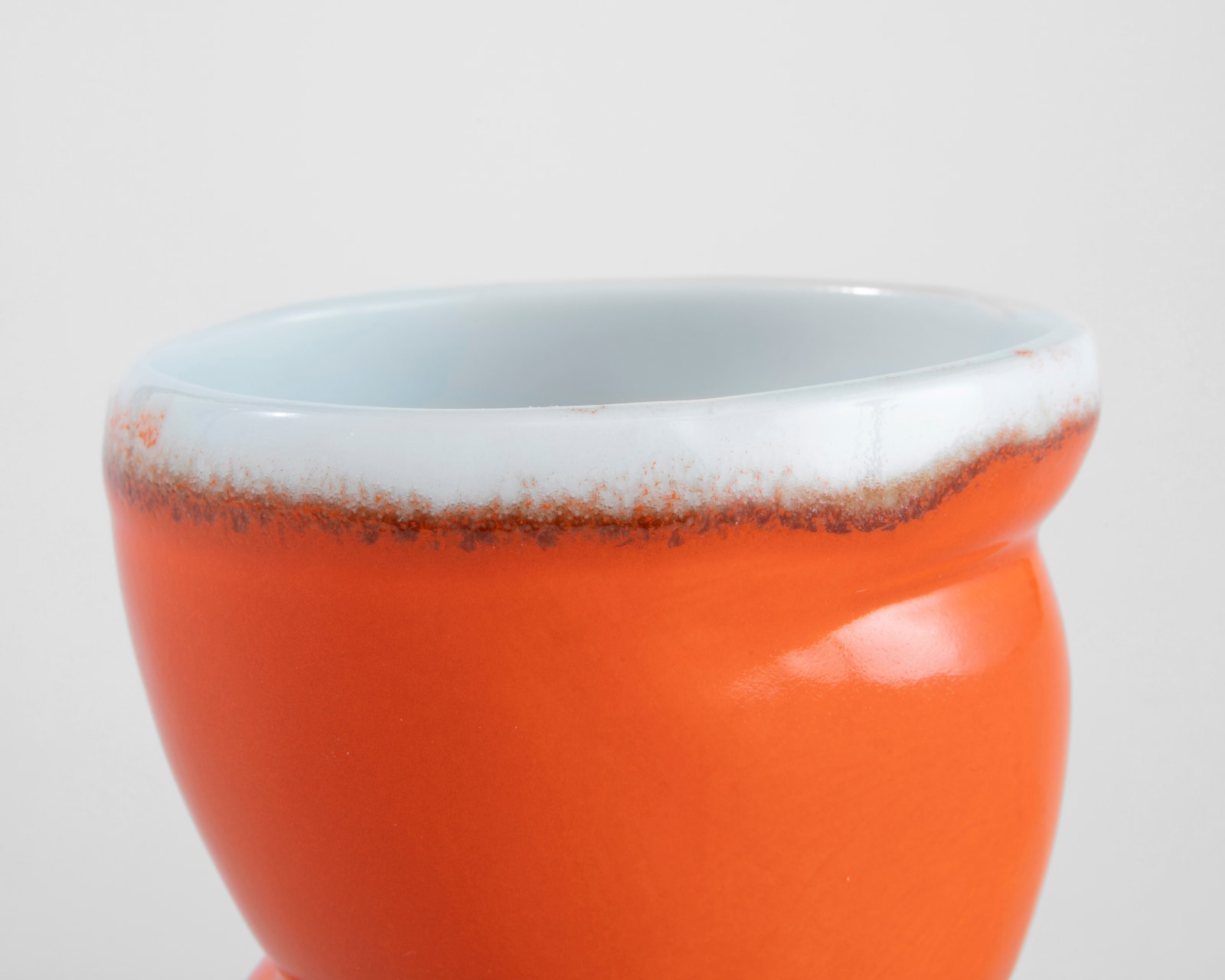 Susan Beiner, Orange with White Interior Cup, 2025