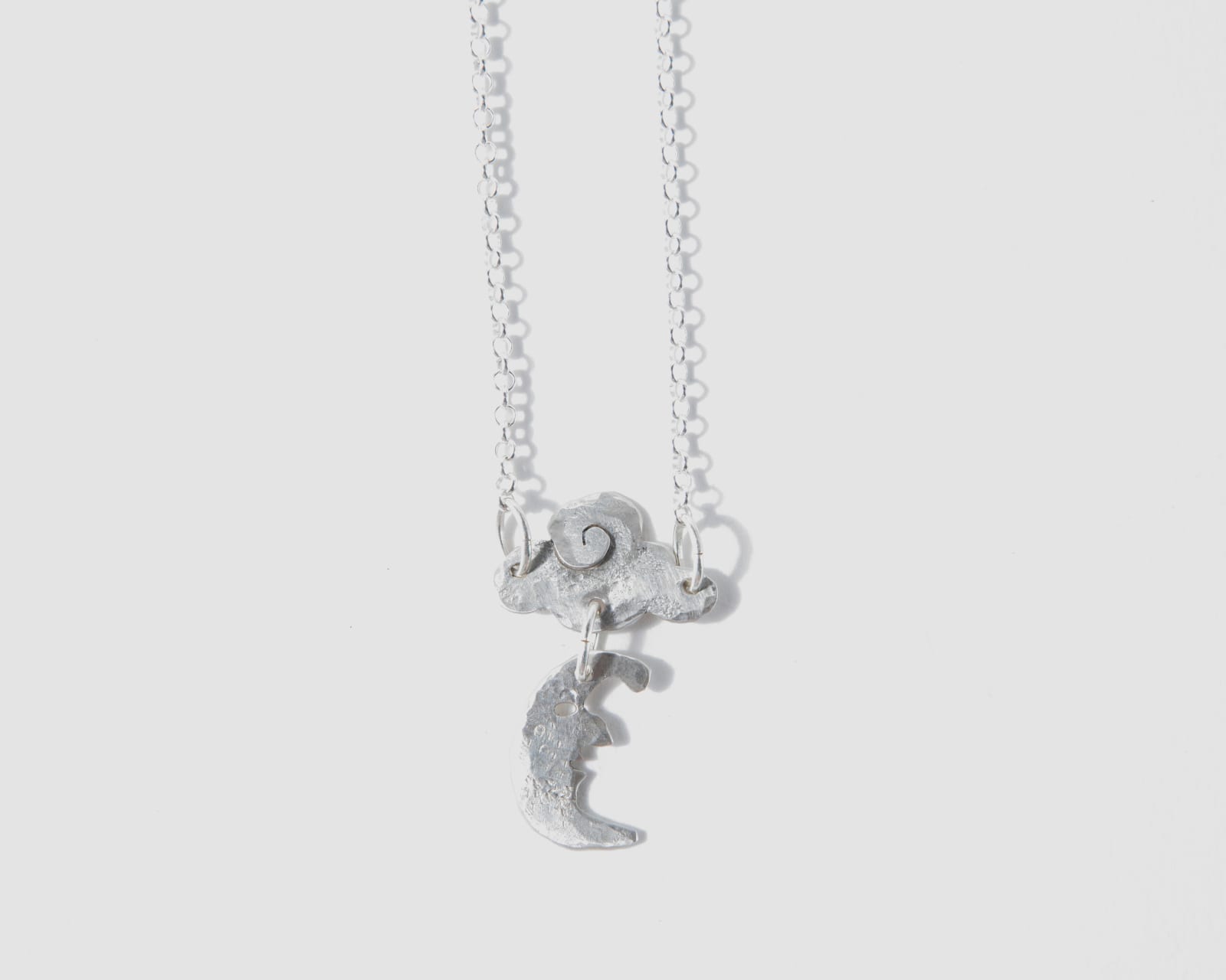 Annette Doreng-Stearns, Cloud/Moon Necklace, 2025