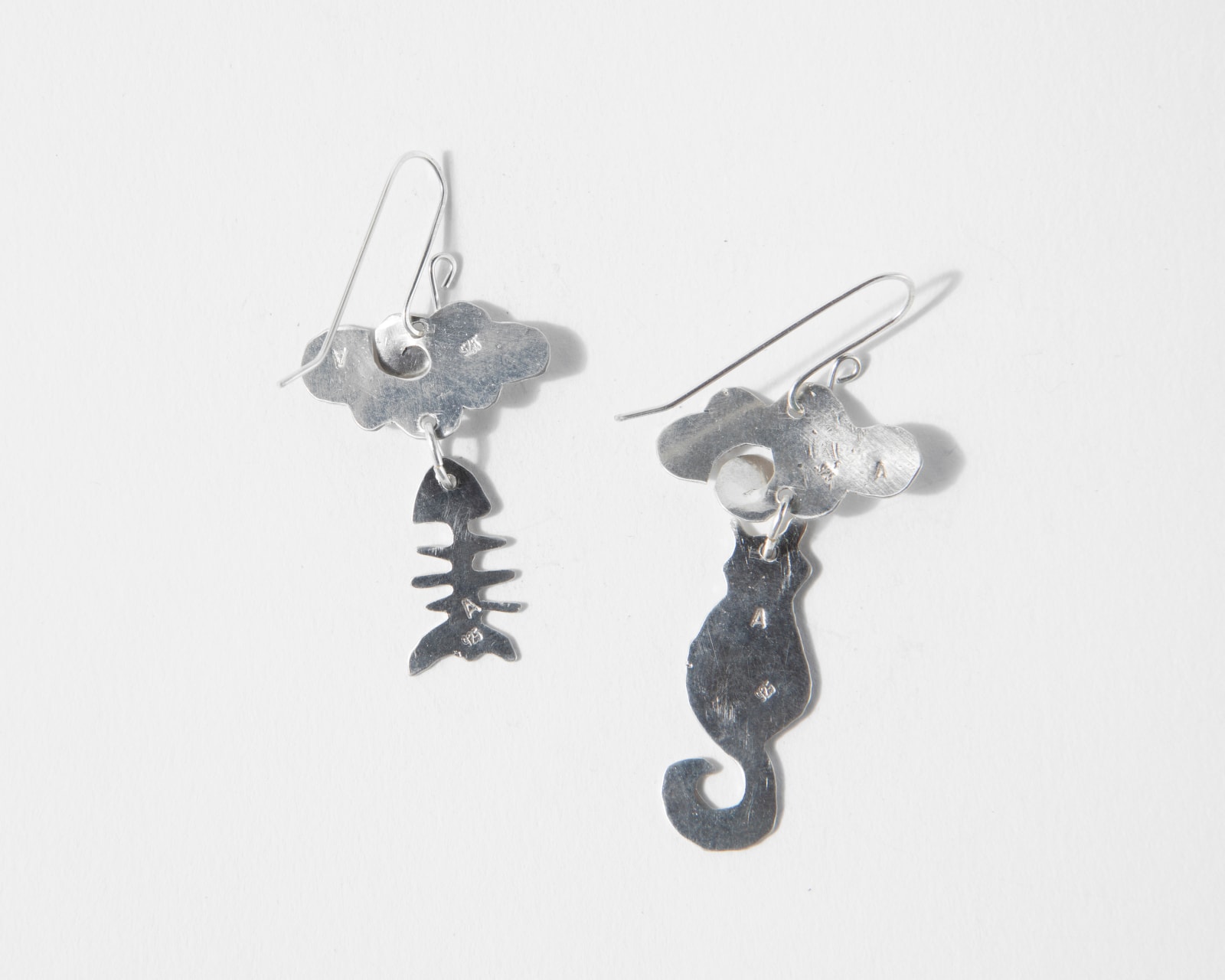 Annette Doreng-Stearns, Cat/Fishbone Earrings, 2025