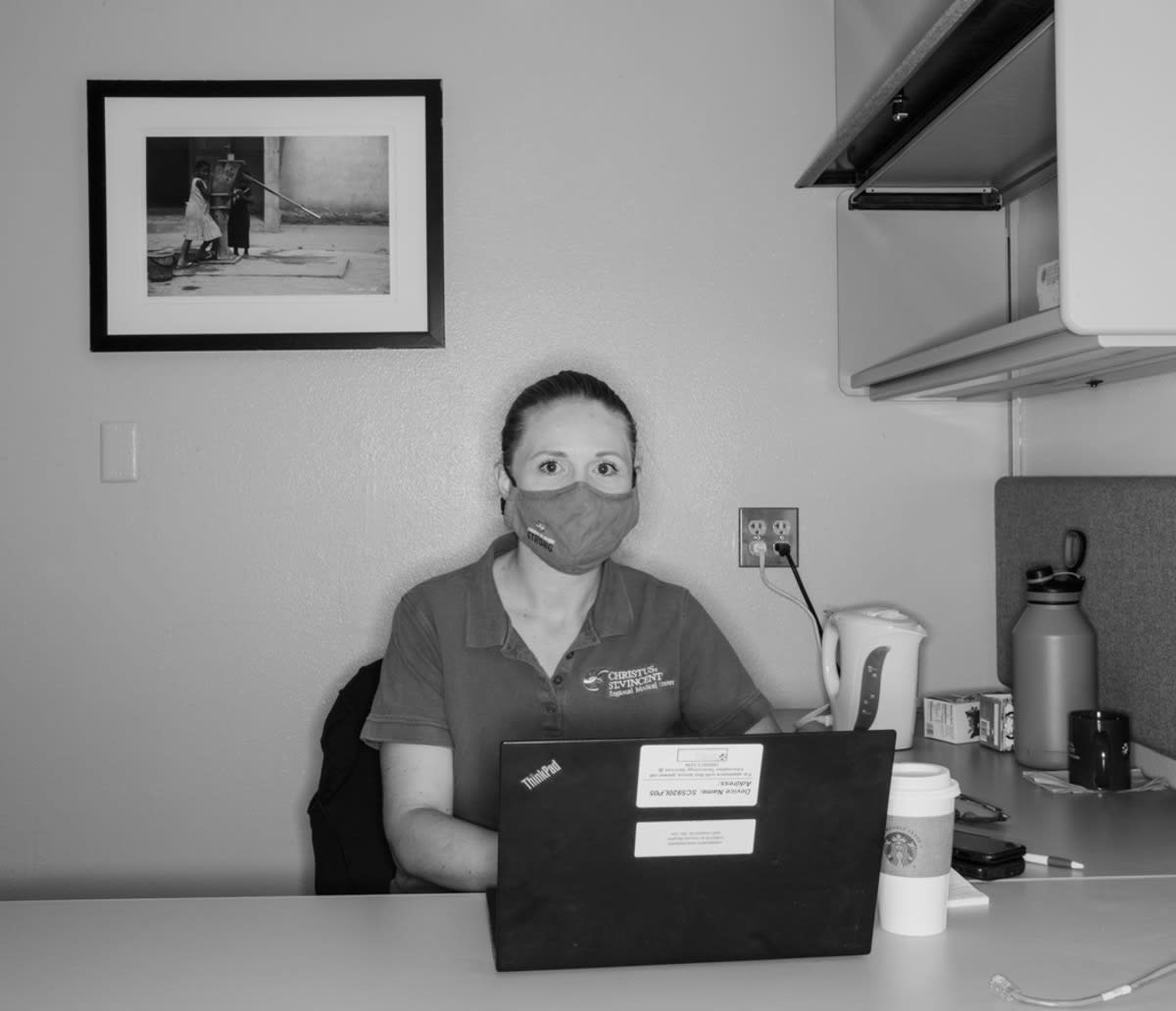 Eric Cousineau, Essential Worker Series: Rebekah, Patient Family Action Team Coordinator, Christus St.Vincent Regional Medical Cneter, 2020