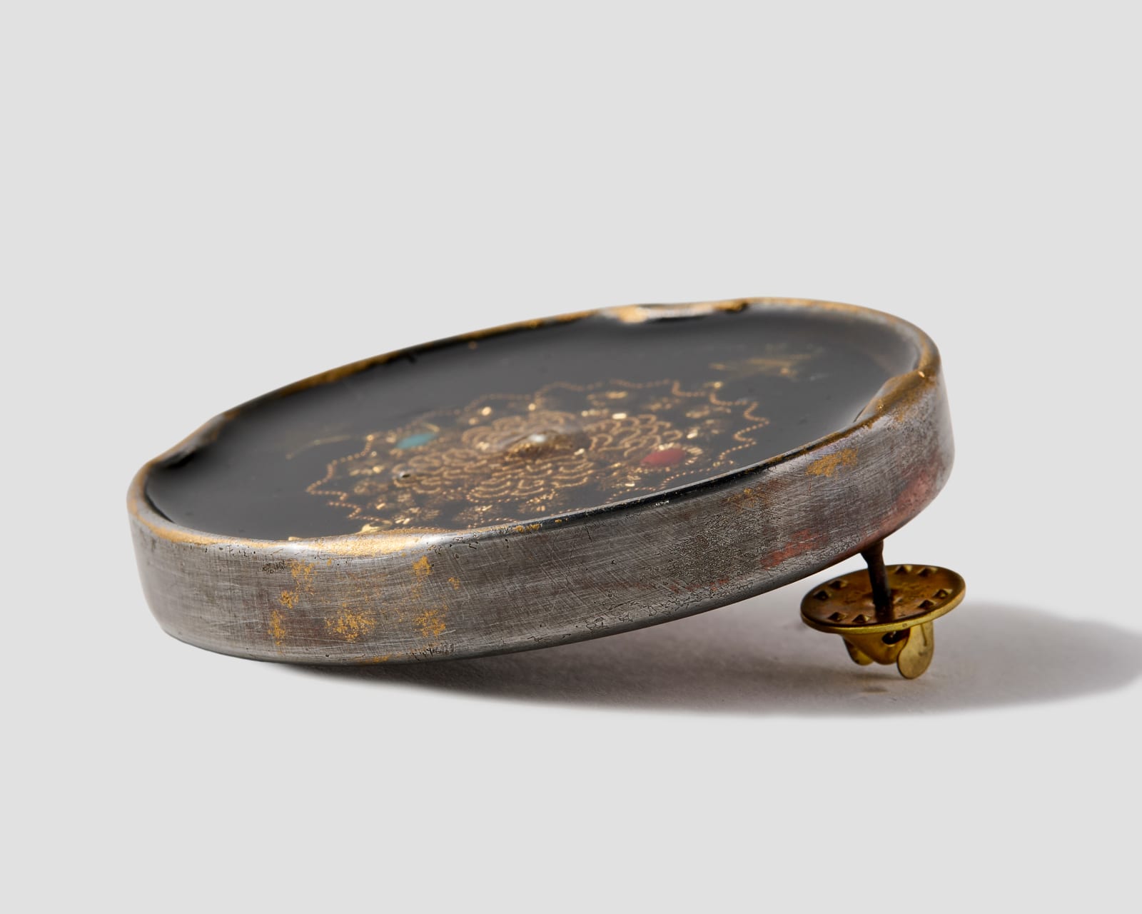 Robert Ebendorf, In the Pool of Joy Brooch, 2025