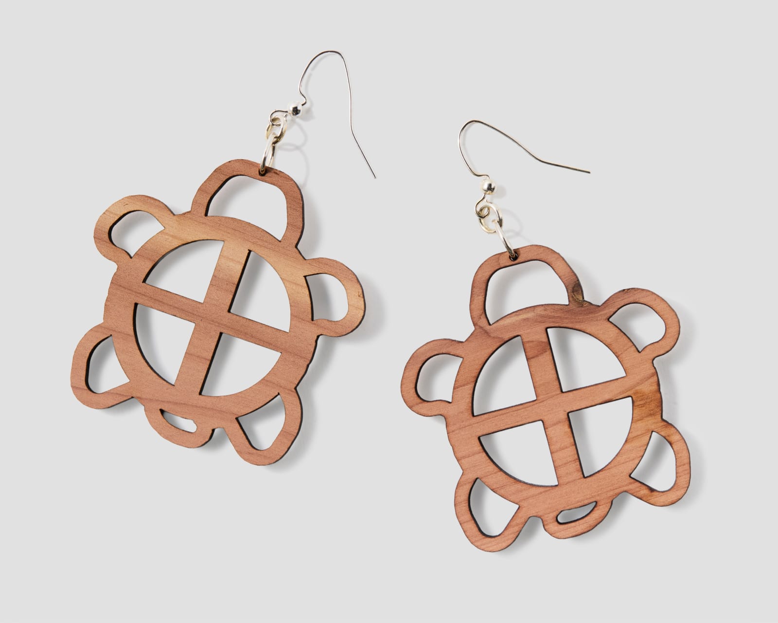 Kristin Gentry, Turtle Earrings (Cedar), 2025