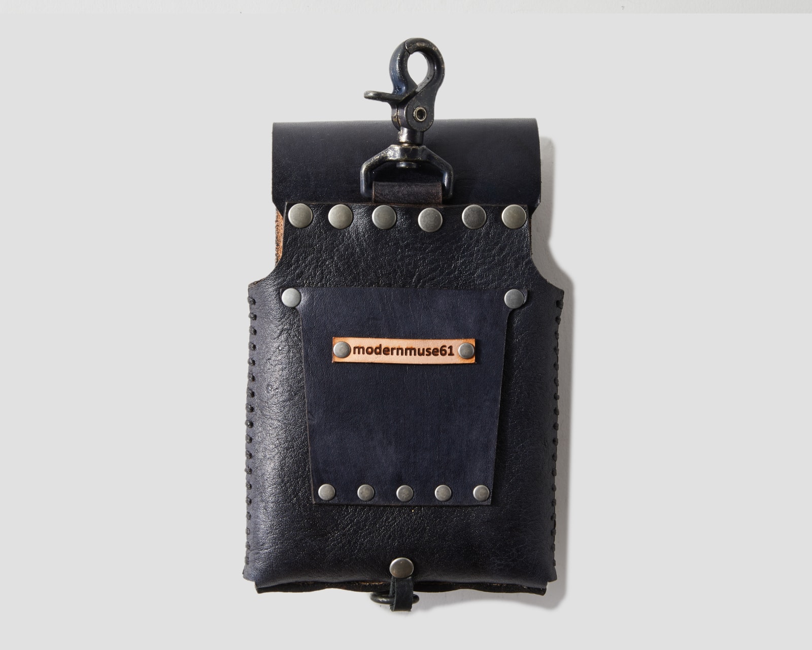 R. Melinda Hoffman, Belted Cell Phone Case (Black), 2025
