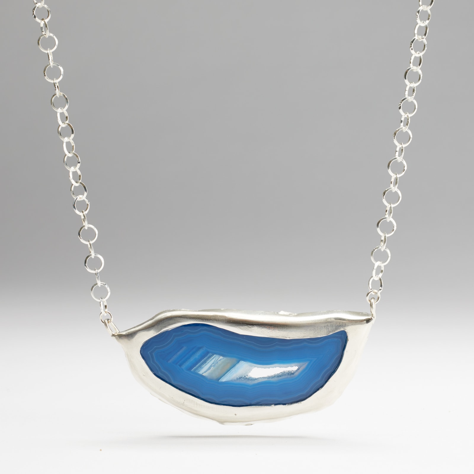 DB/CB by Debra Baxter, Blue Agate Necklace, 2021